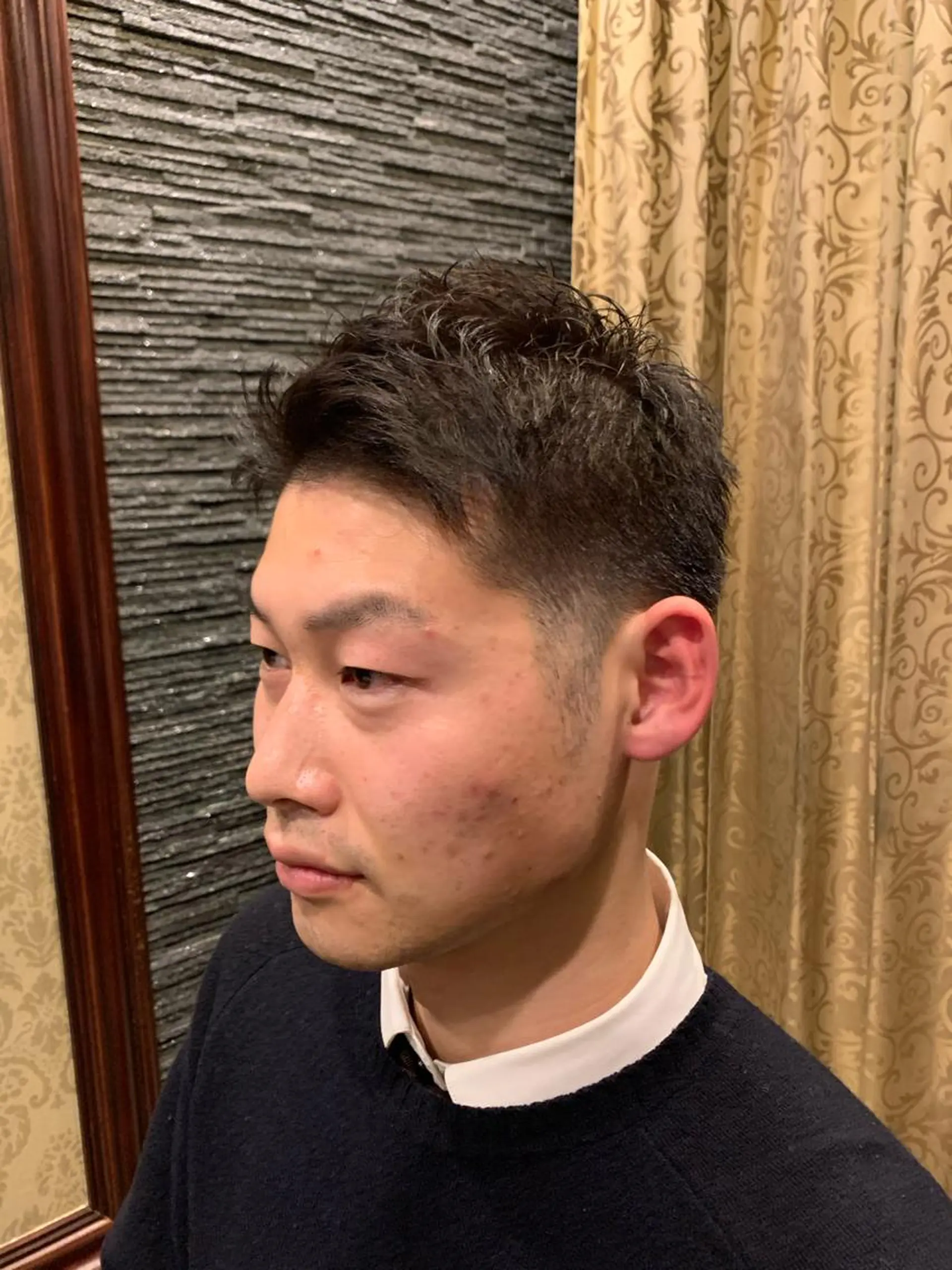 ショート メンズ ヒロ銀座 バーバーショップ神楽坂所属・ひらお あおとのヘアスタイル