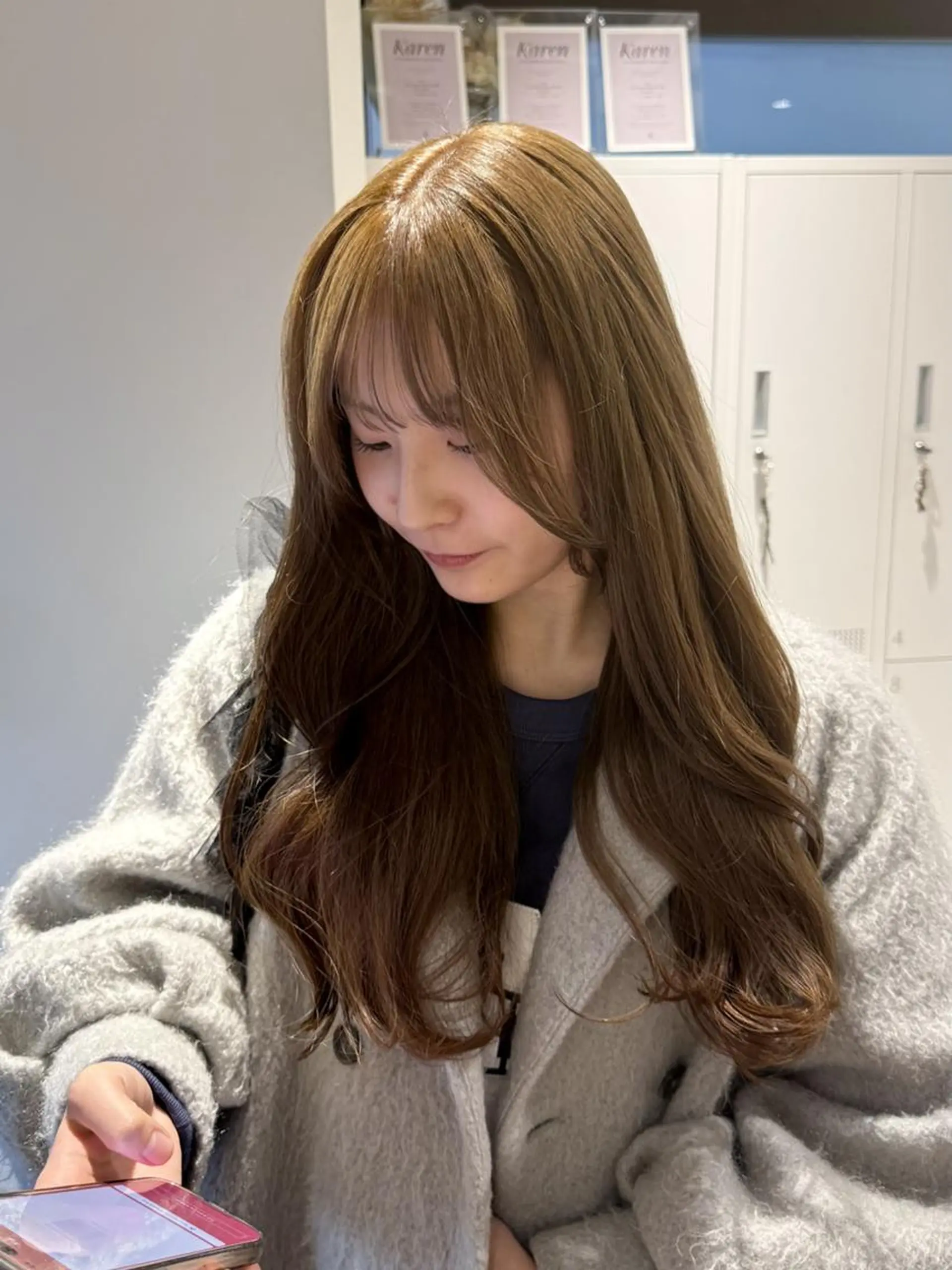 ロング カット ヘアカラー トリートメント Liru:smart salon/茅ヶ崎のヘアスタイル