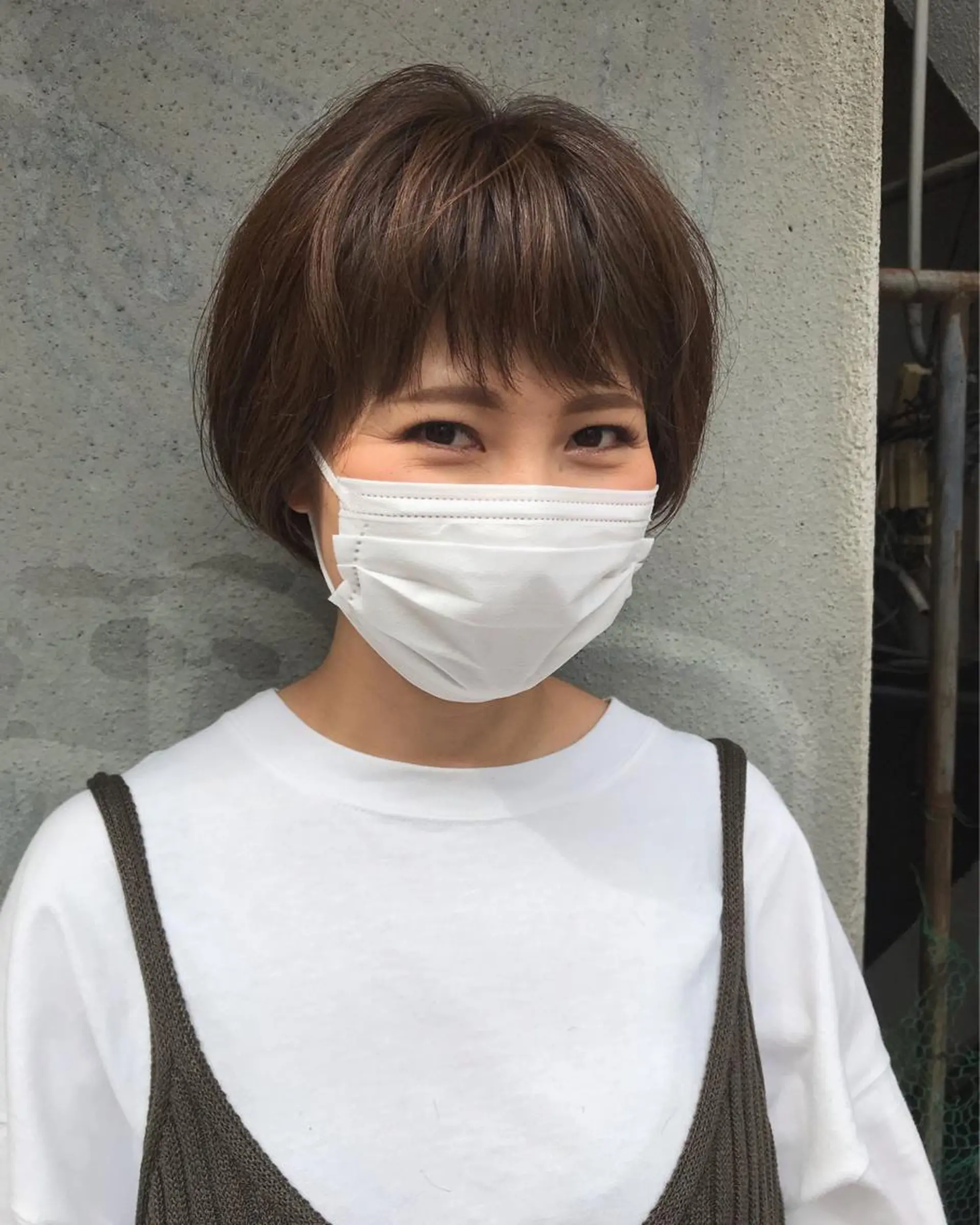 ショート カット ヘアカラー トリートメント さの あやねのヘアスタイル