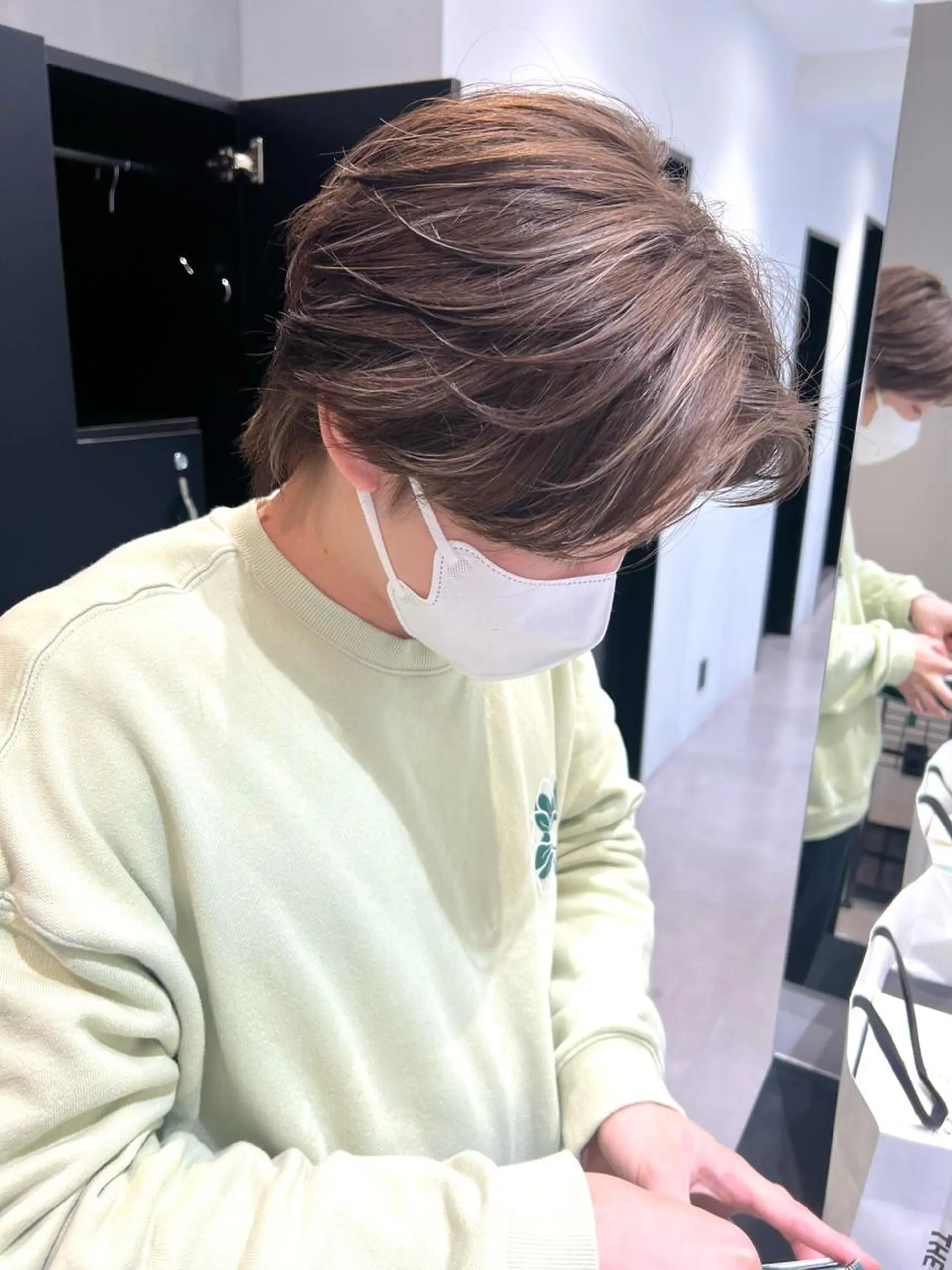 メンズ ショートボブ／川崎 子安健太のヘアスタイル