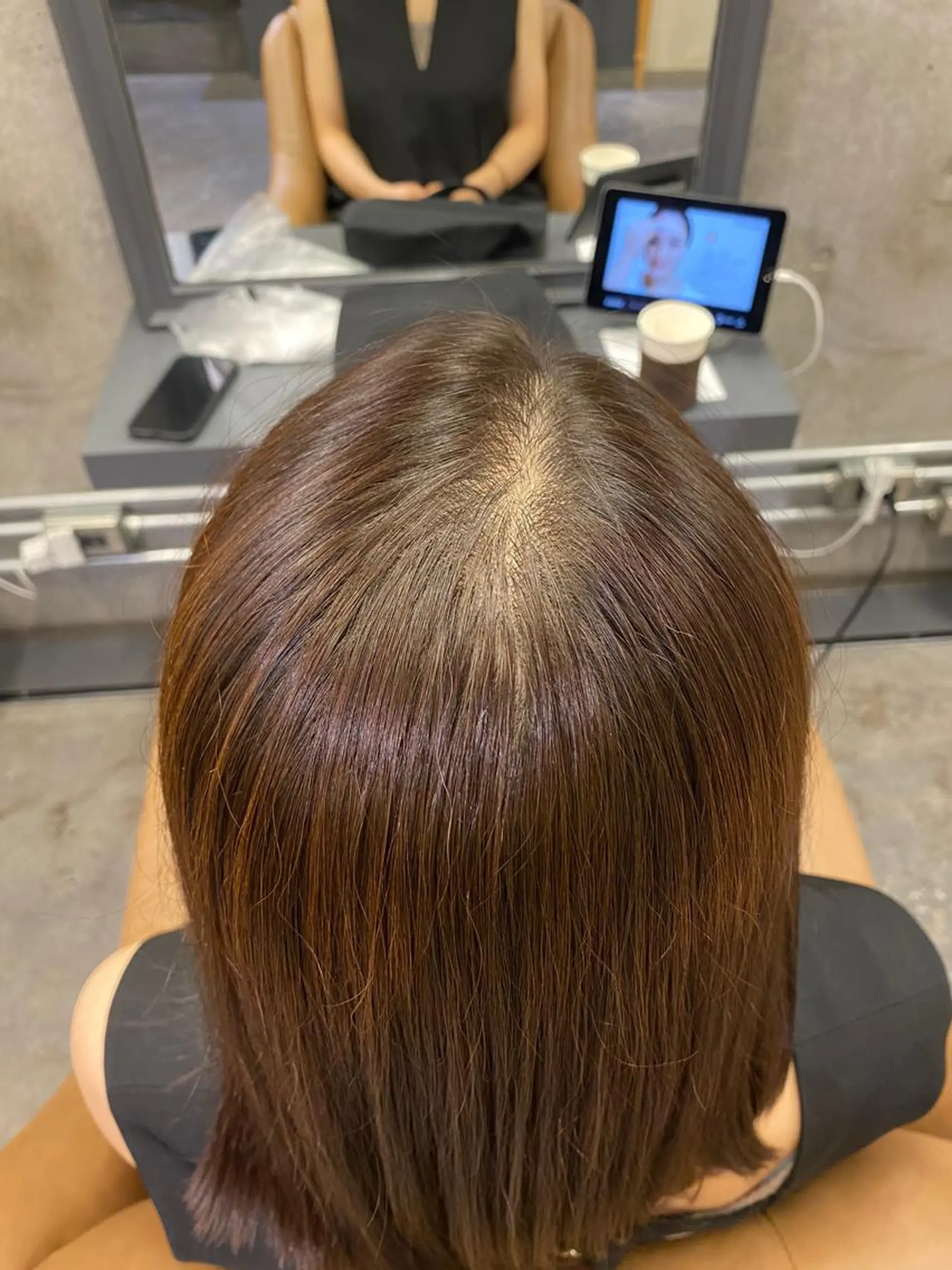 カラー すずき さくやのヘアスタイル