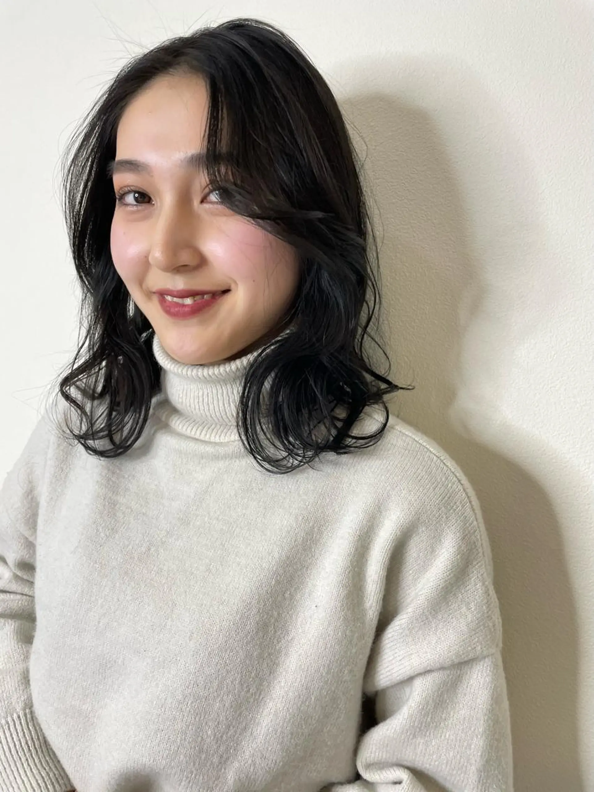 ミディアム カラー ヘアアレンジ 似合わせカット 髪質改善特化 🫧松野力也のヘアスタイル
