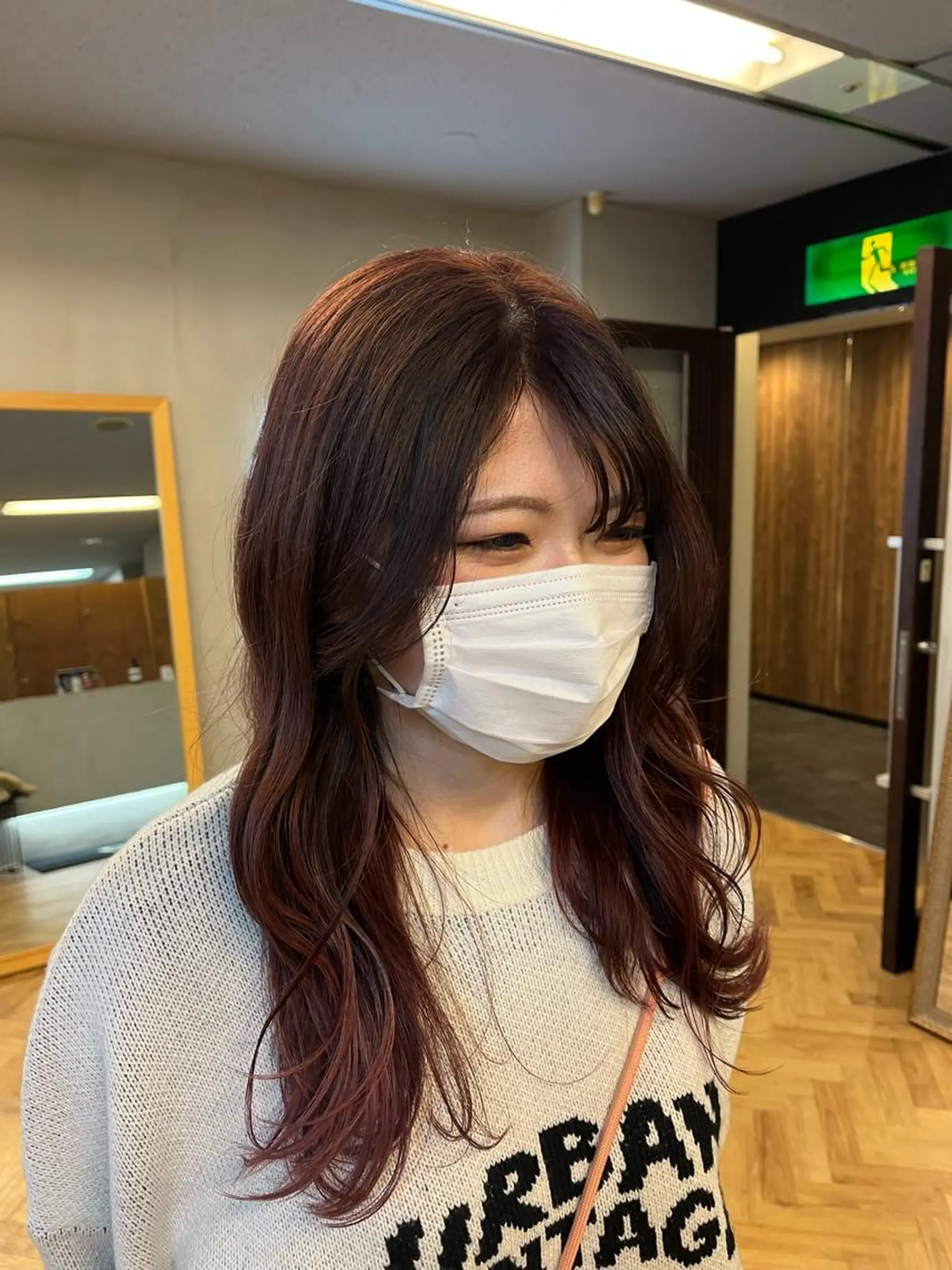 ロング カラー ブラウンカラー ラベンダーカラー ラベンダーピンク ピンクカラー miyu /レイヤー/ブリーチのヘアスタイル