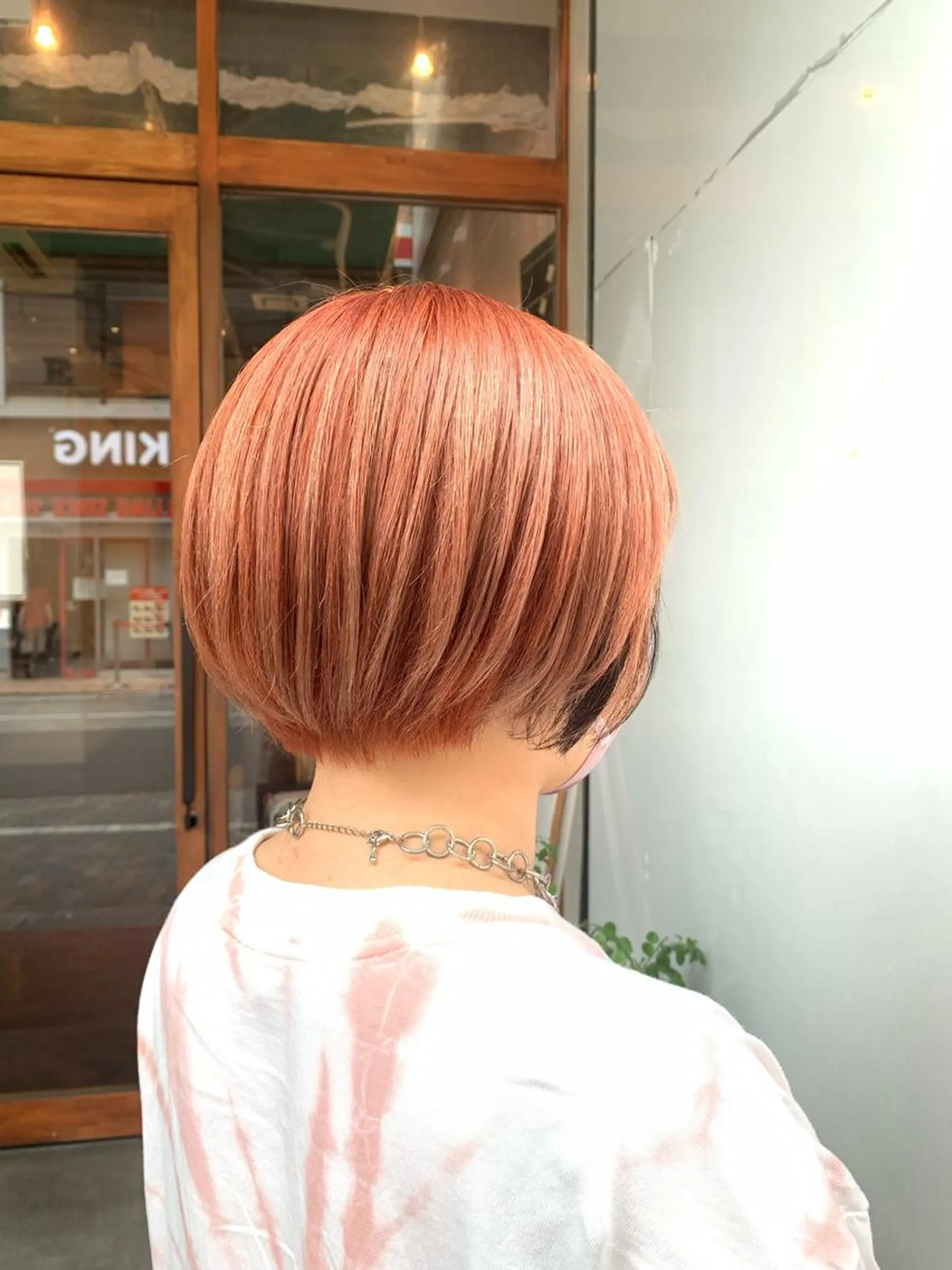 ショート ヘアカラー ゆうき あすかのヘアスタイル