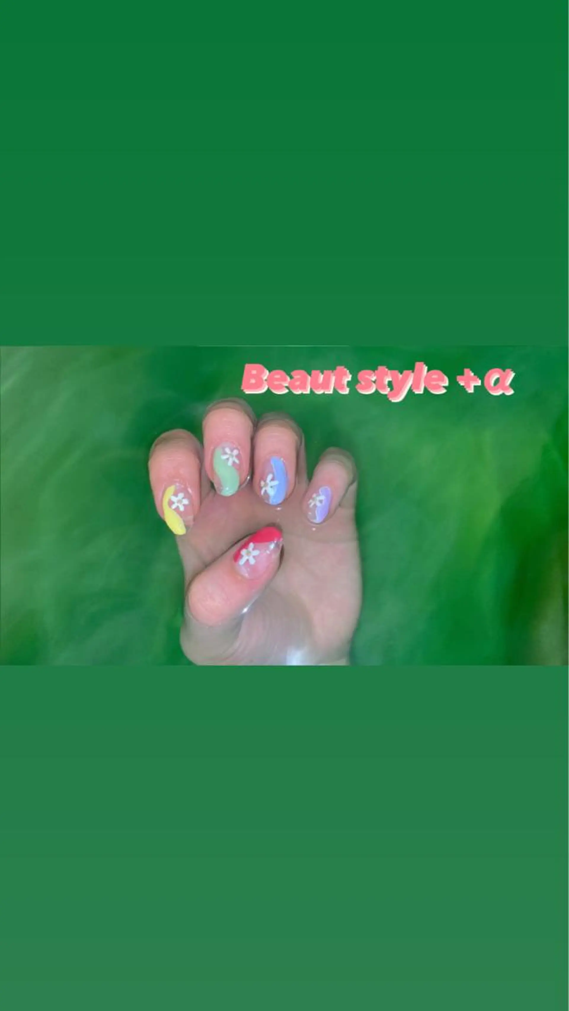 ネイル 春ネイル Beauty style +α所属・Memezawa Nanaのネイルデザイン