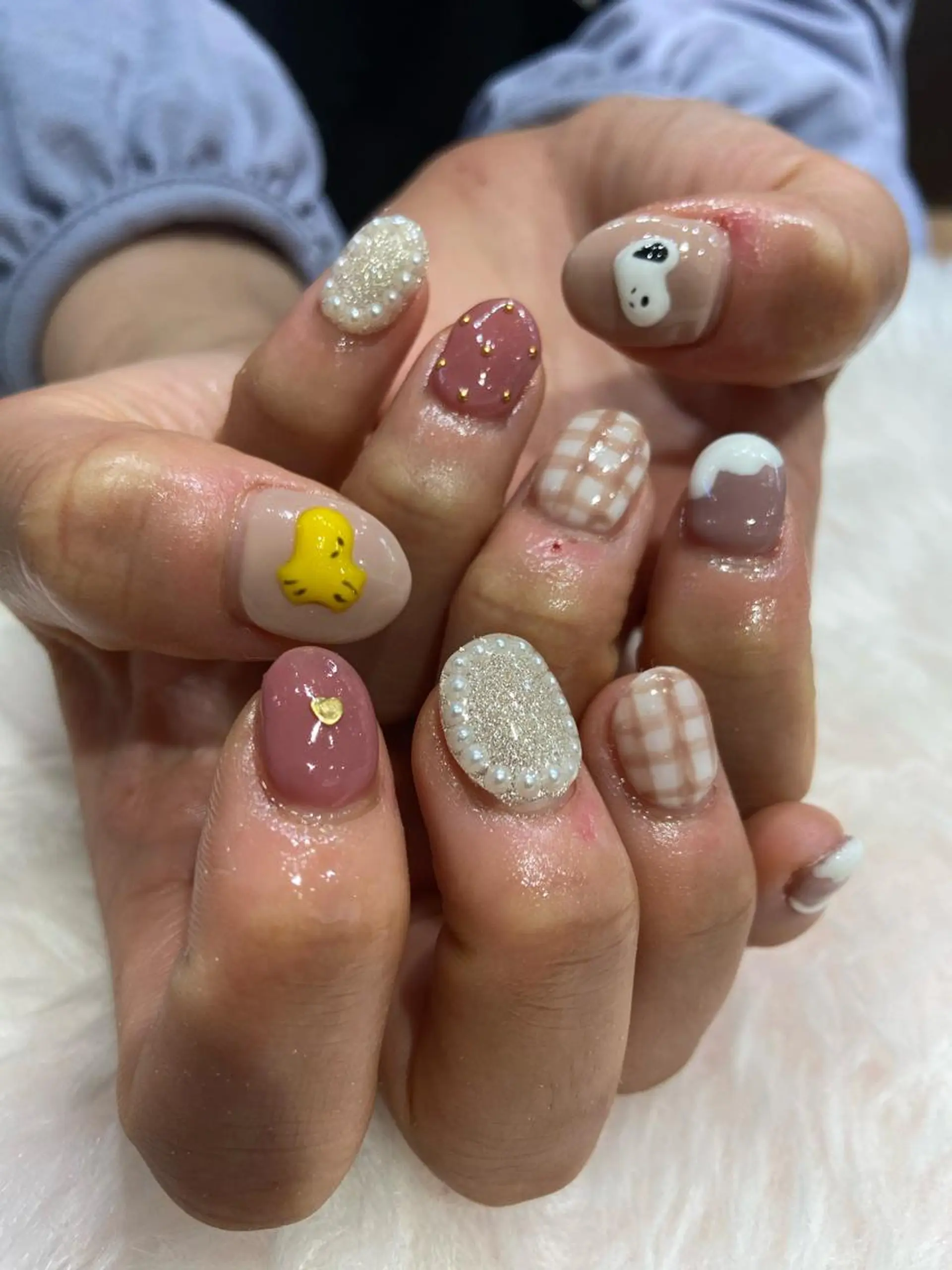 ネイル 🧸プルエクステ❤︎ ネイルKAO🧸のヘアスタイル