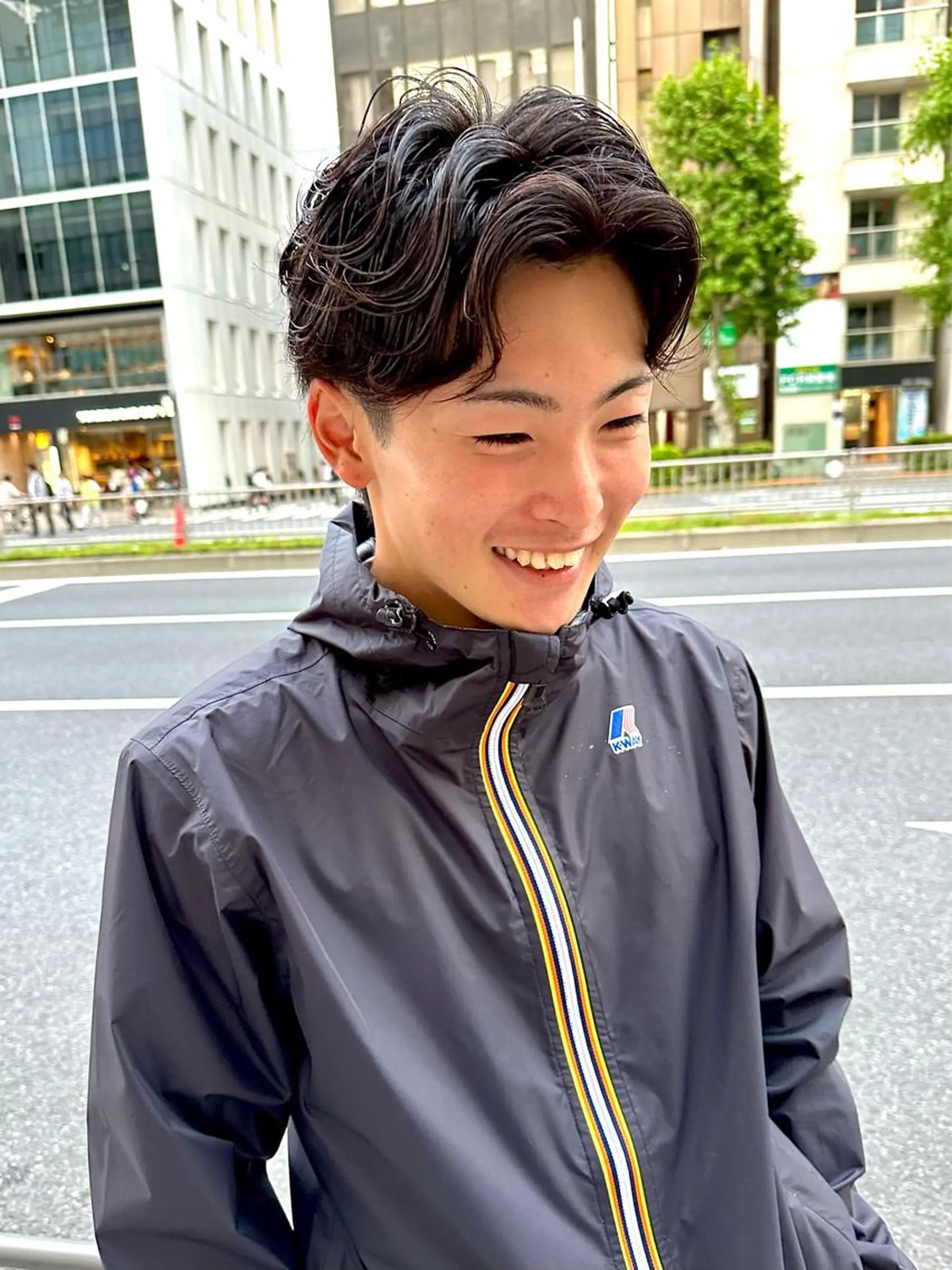 ショート パーマ ヘアアレンジ メンズ メンズパーマ カット パーマ FLOW aoyama所属・✨レディース✨ 今だけカット￥０大石のヘアスタイル