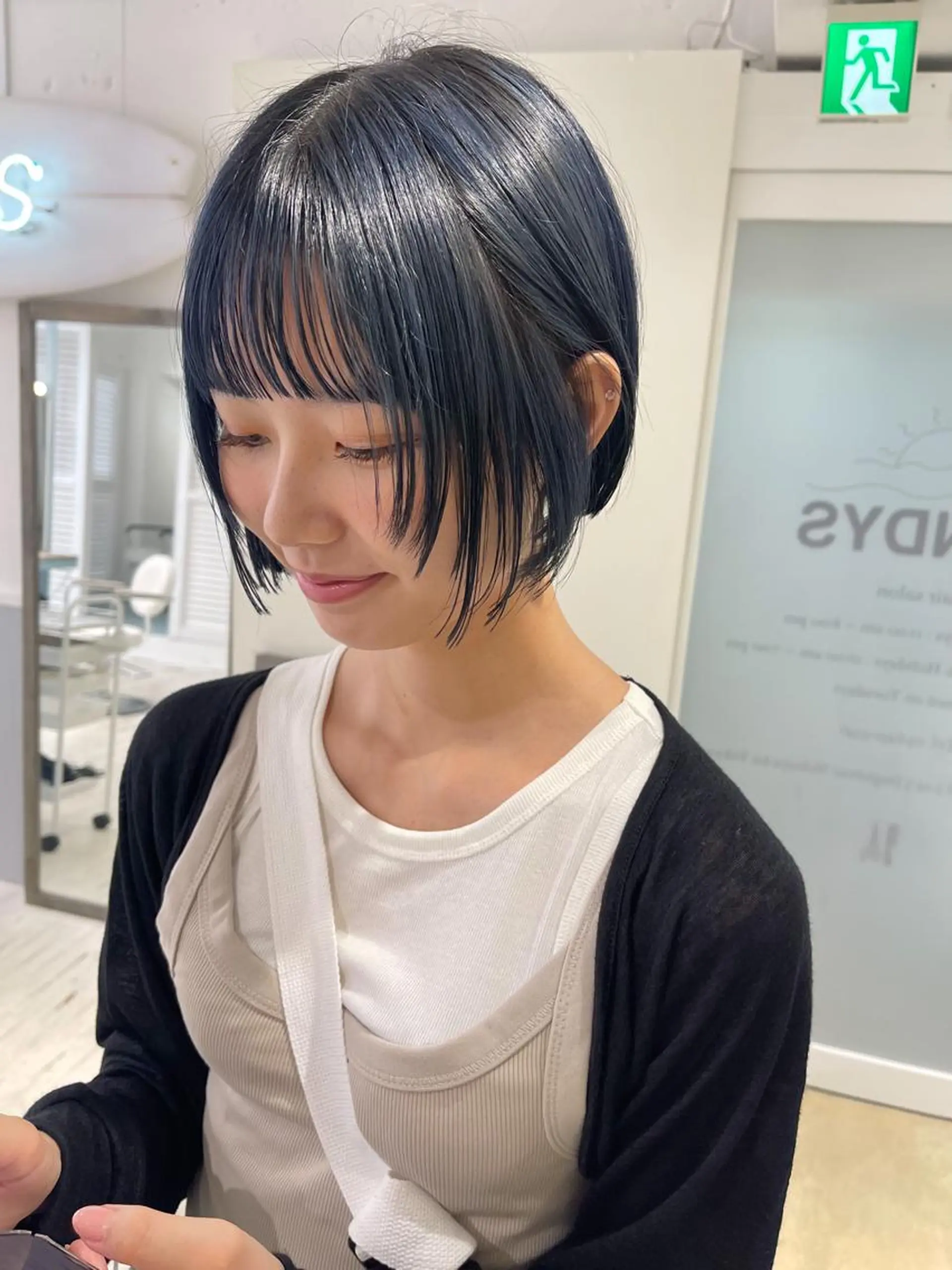 ショート ボブ 顔まわりレイヤー レイヤーカット ボブ・韓国ヘア特化 美容師💕織茂ひかりのヘアスタイル