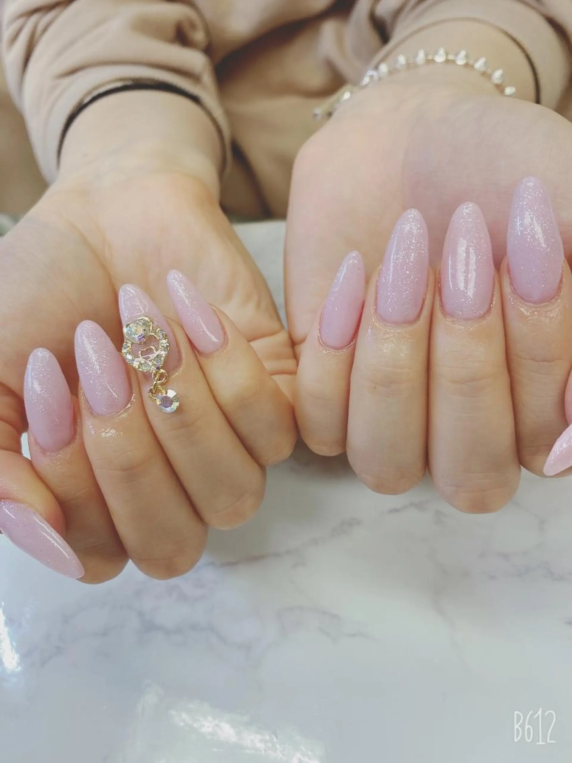 セミロング ハンドネイル JNA認定講師🌸 RIEのネイルデザイン