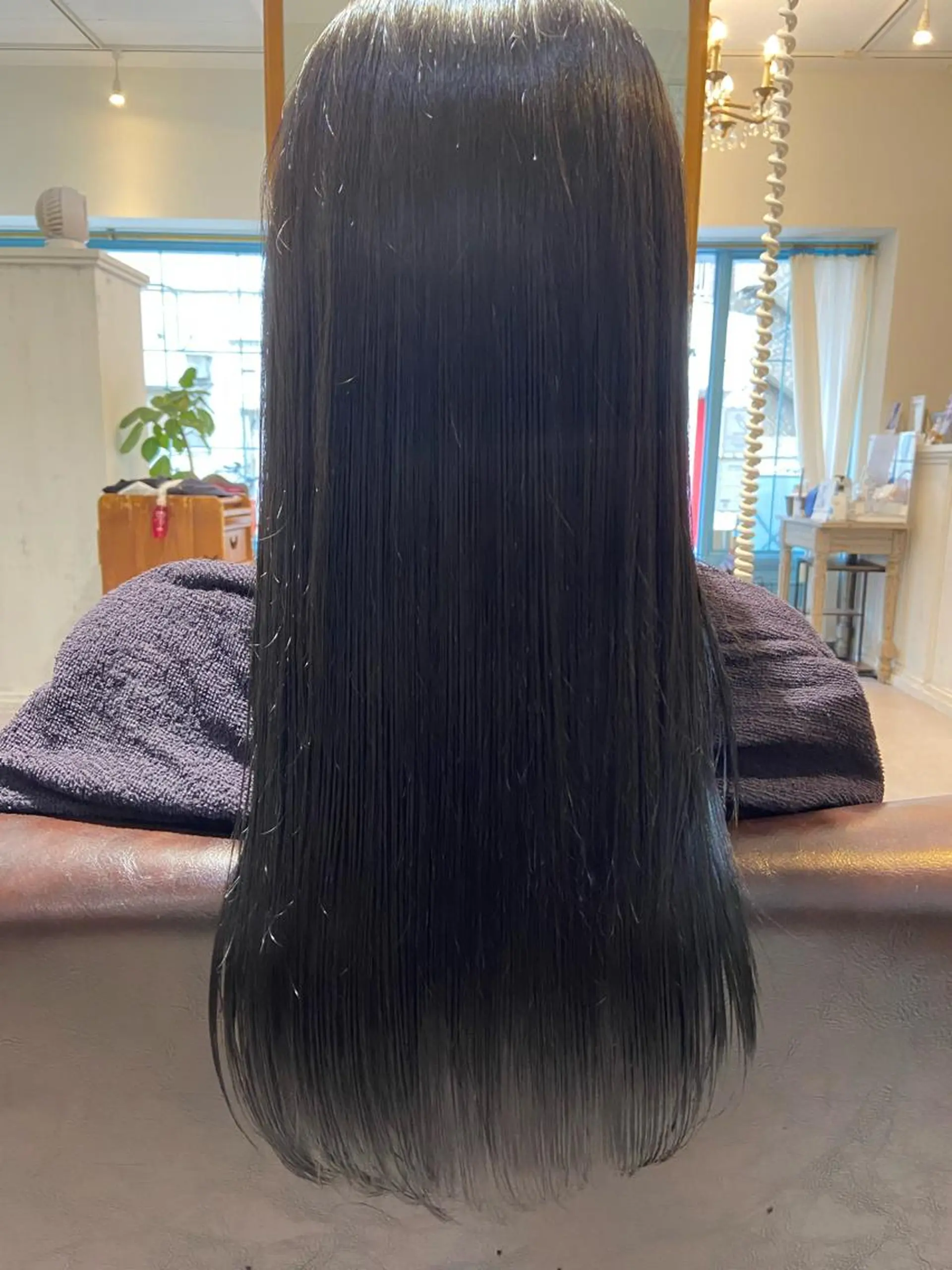 ロング カラー トリートメント ENIEN MAKE'S 立川所属・綾/ベージュカラー /パーマ🩰のヘアスタイル