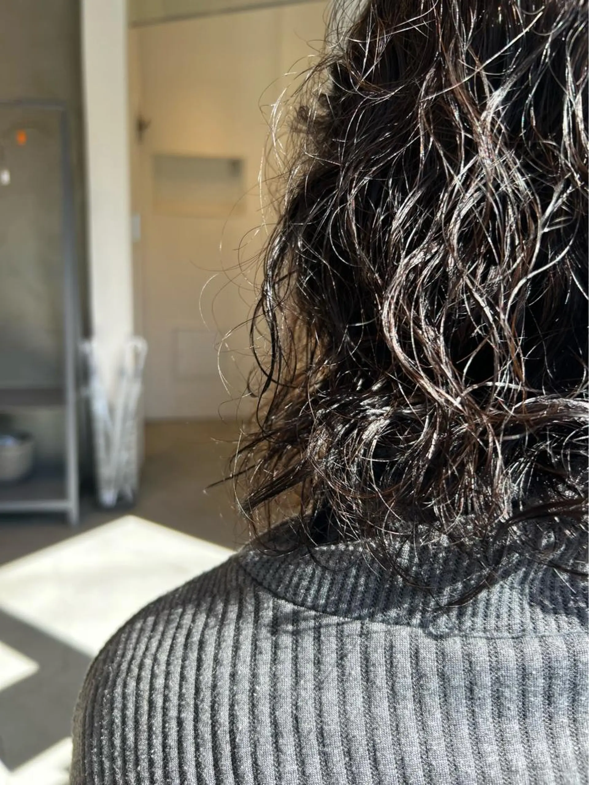 セミロング パーマ セミロングパーマ ロカリタ　河原町三条所属・🌐👽フクイ キララ🌎💎のヘアスタイル