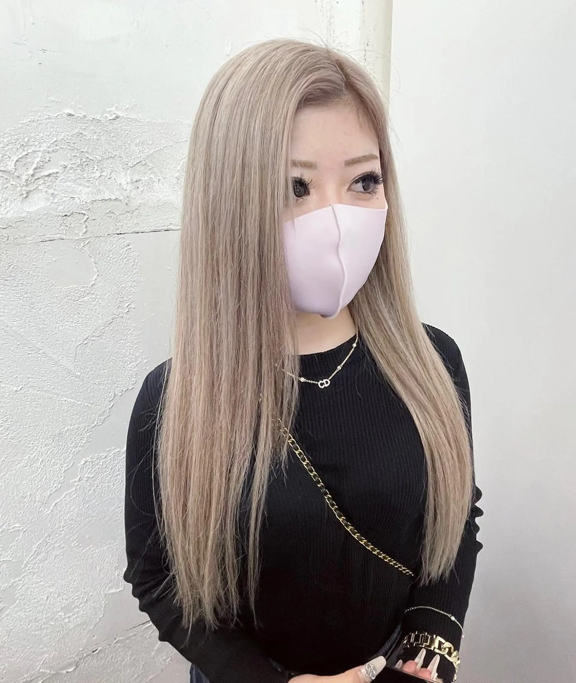 ロング カラー シールエクステ ブリーチ エクステ シシド ユウスケ Aceのヘアスタイル