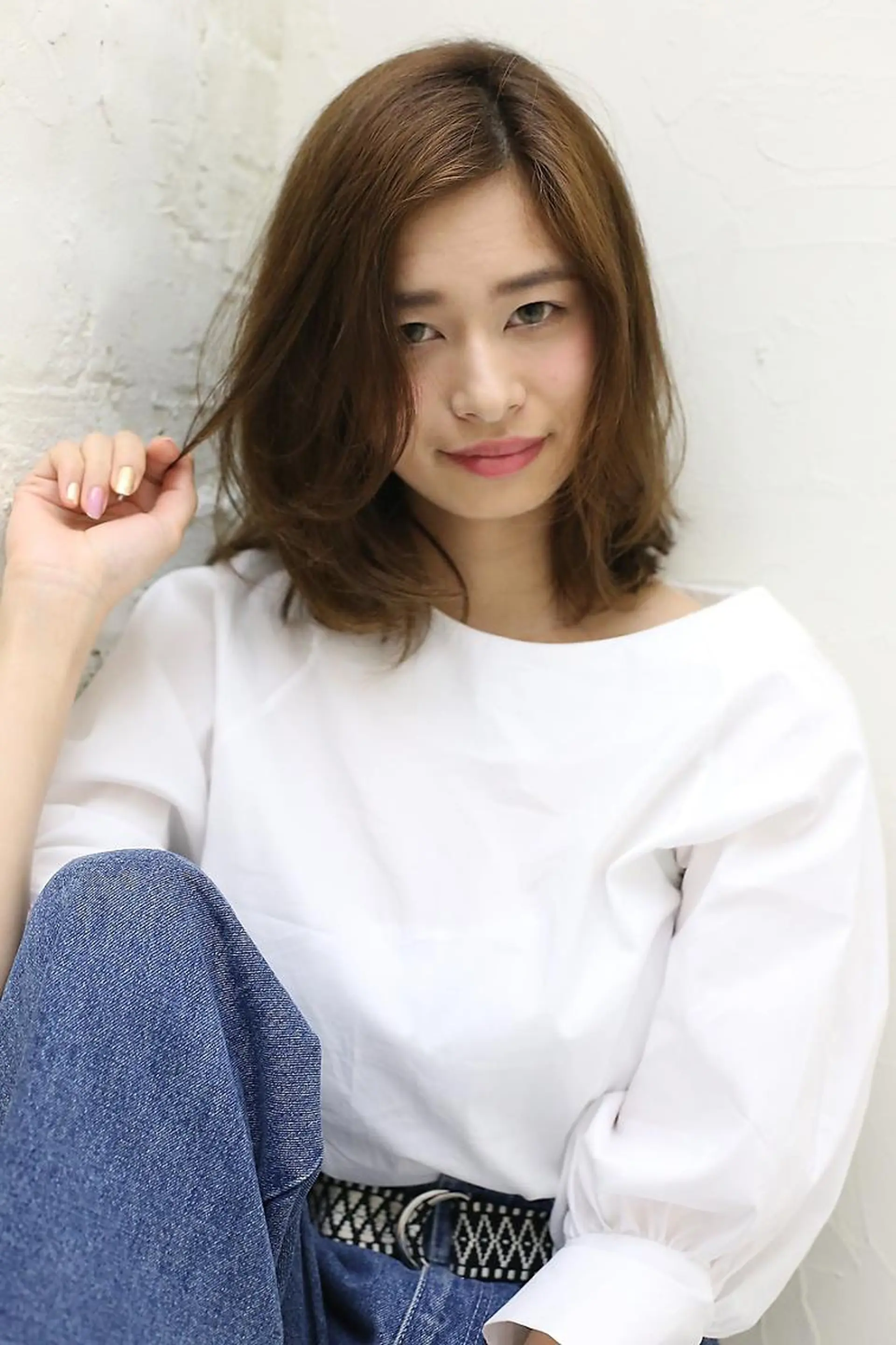 ミディアム うる艶カラー 🫶🏼💭mikaのヘアスタイル