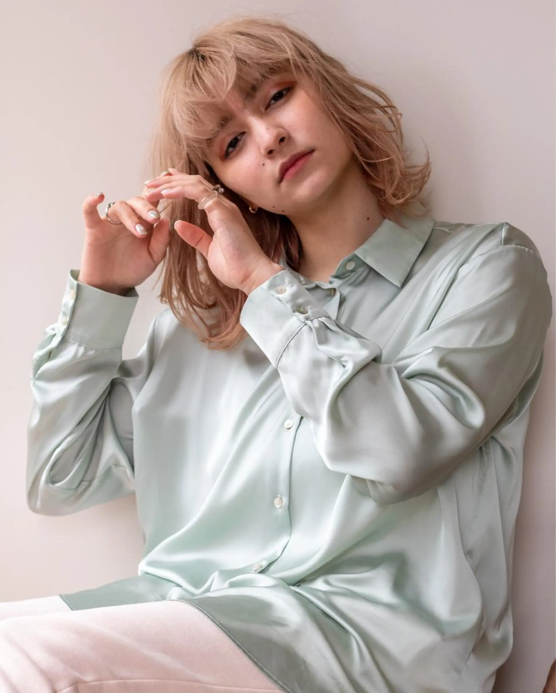 ミディアム 🪡透明感/デザイン kaito🪡のヘアスタイル