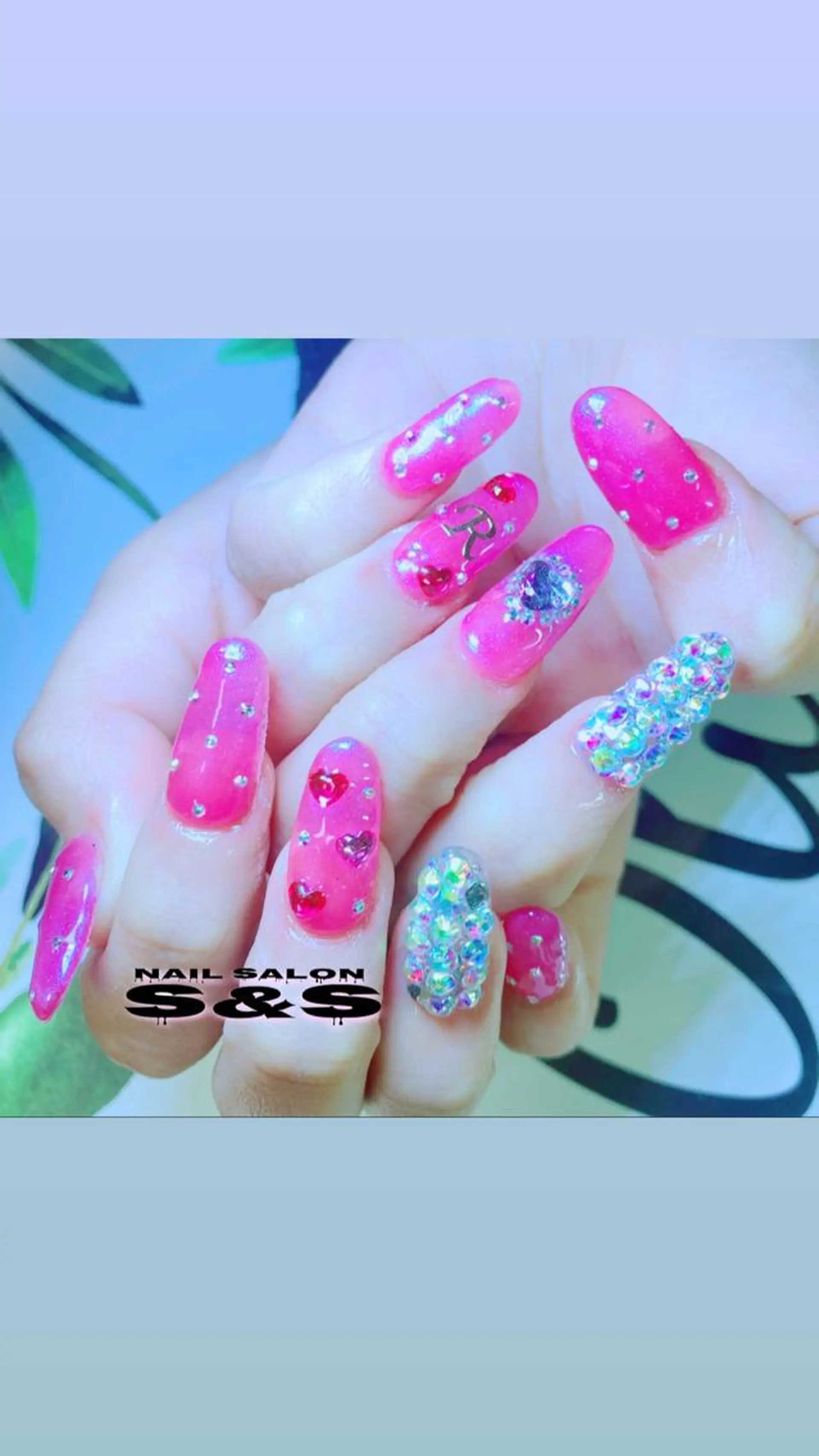 ネイル 長さ出し メンズネイル 持ち込み スカルプネイル S&S 村田小百合のネイルデザイン