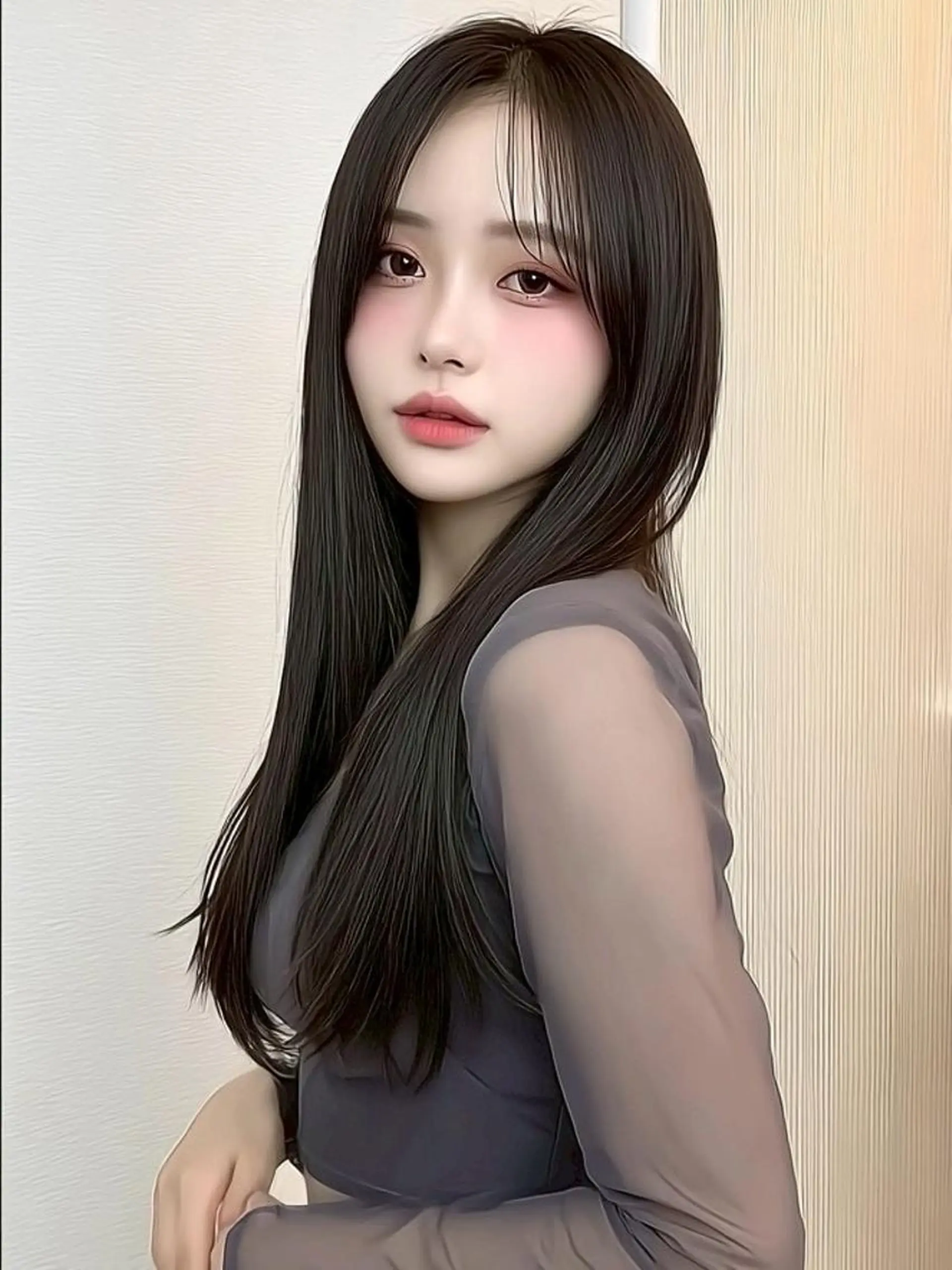 パーマ 切りっぱなしボブ ショートボブ ボブ 髪質改善 縮毛矯正 ✨髪質改善 ✨/ミヤビのヘアスタイル