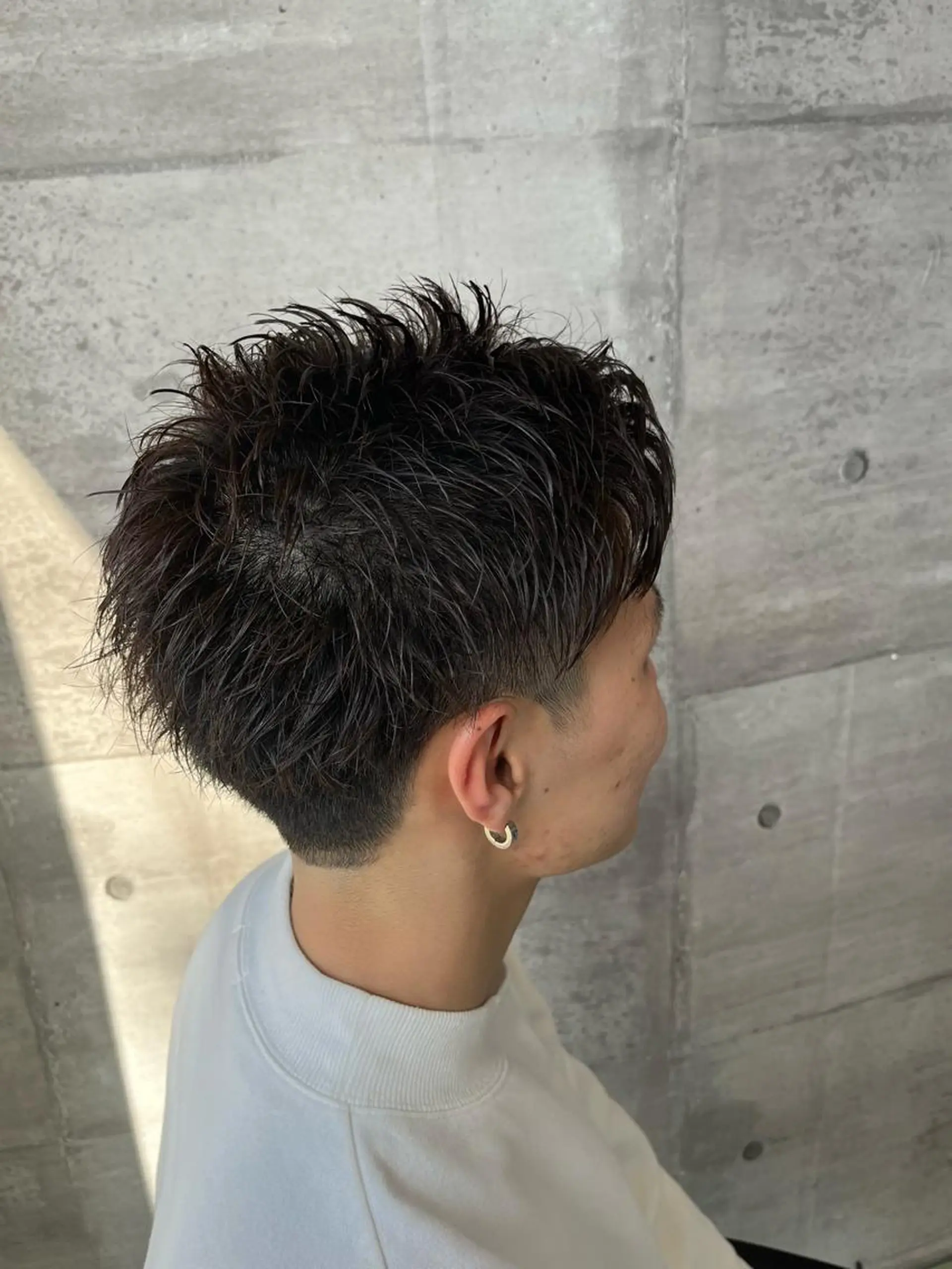 メンズ カット 角田 琉希也のヘアスタイル