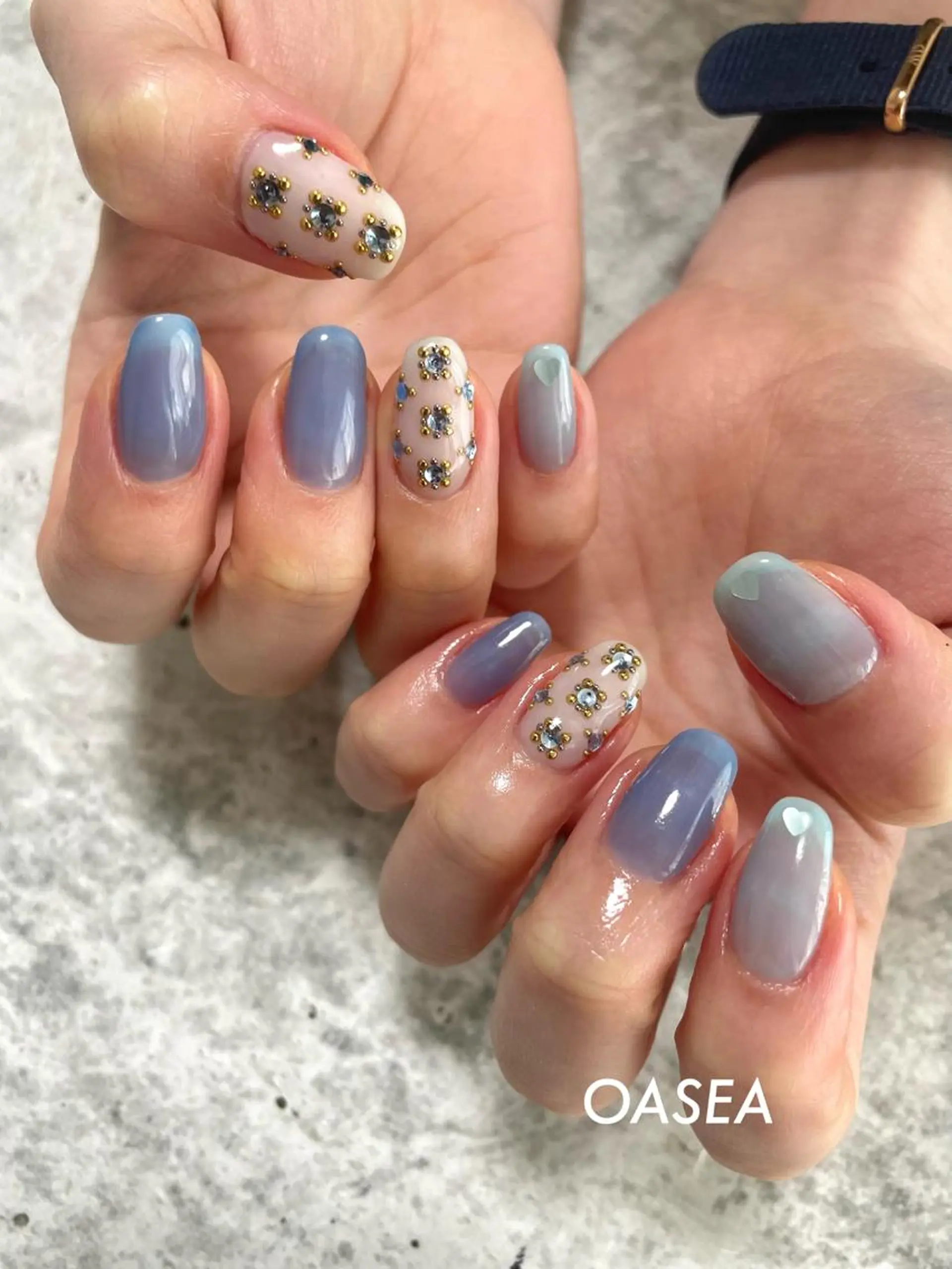 ネイル ハンドネイル 🌞💜 KAORI 🌴のネイルデザイン