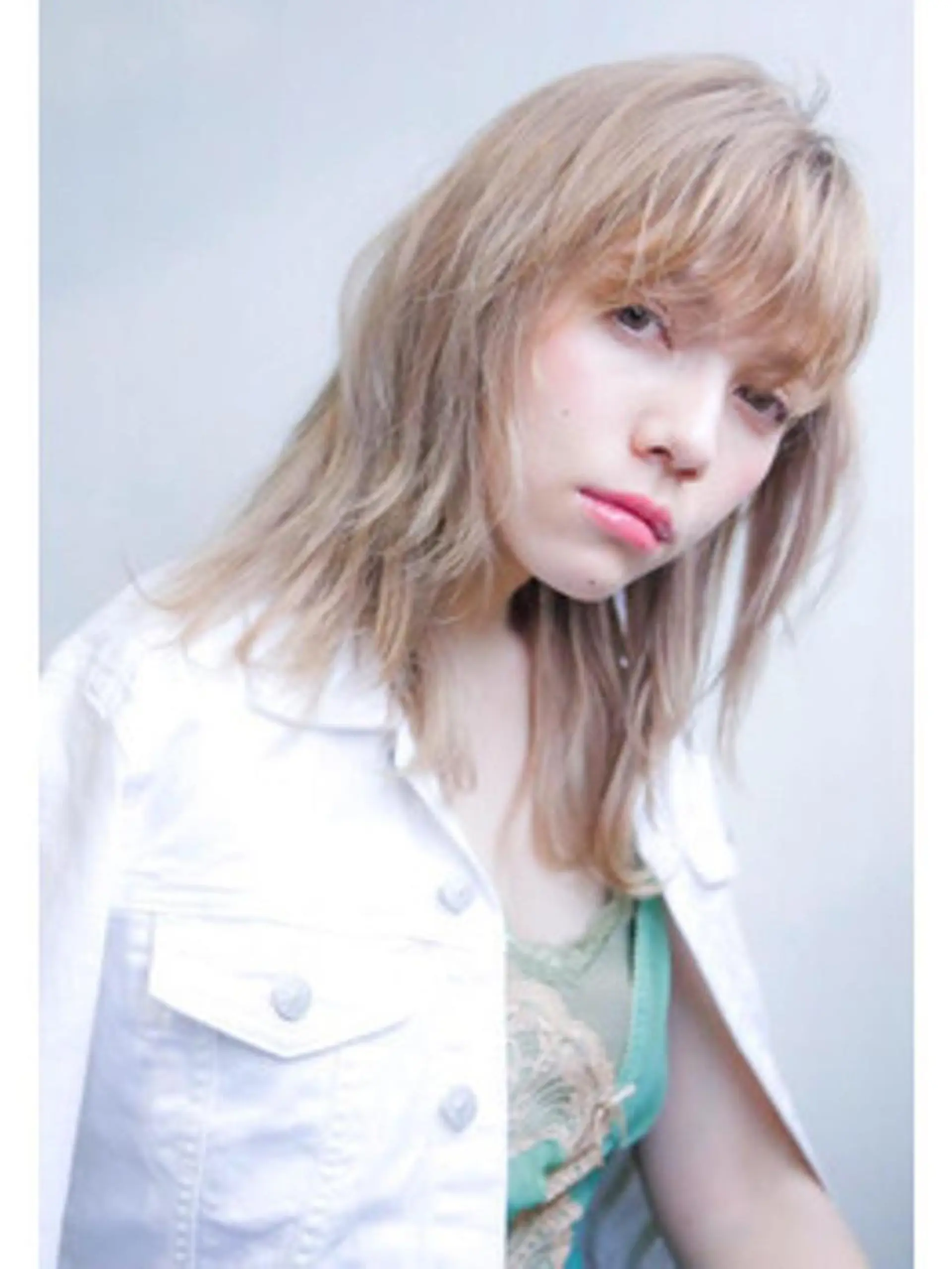 セミロング ヘアカラー トリートメント ヘアセット IVE所属・ダブルカラー🤍 髪質改善／原島のヘアスタイル