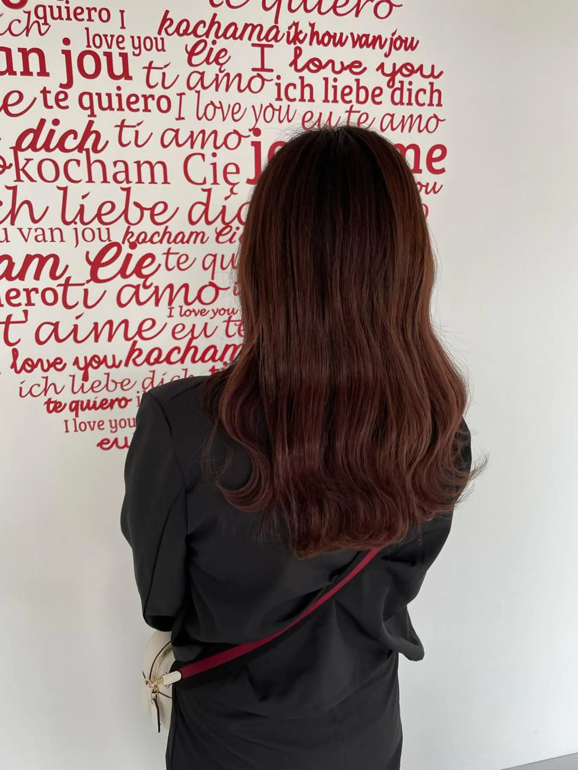 ロング カラー CREAPY所属・日向野 利菜のヘアスタイル