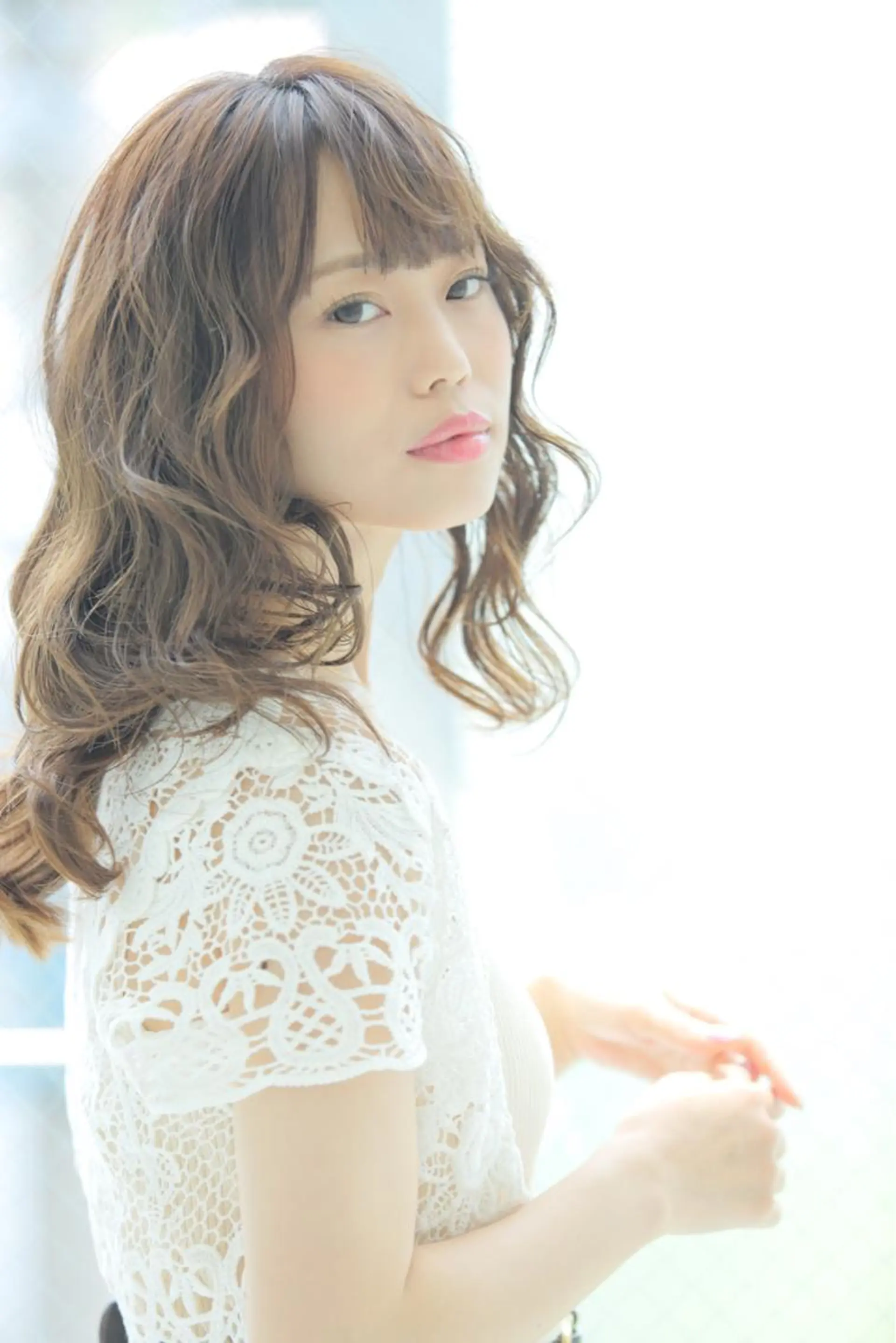 セミロング カラー 髪質改善/美髪矯 正ヤマモトハルキのヘアスタイル