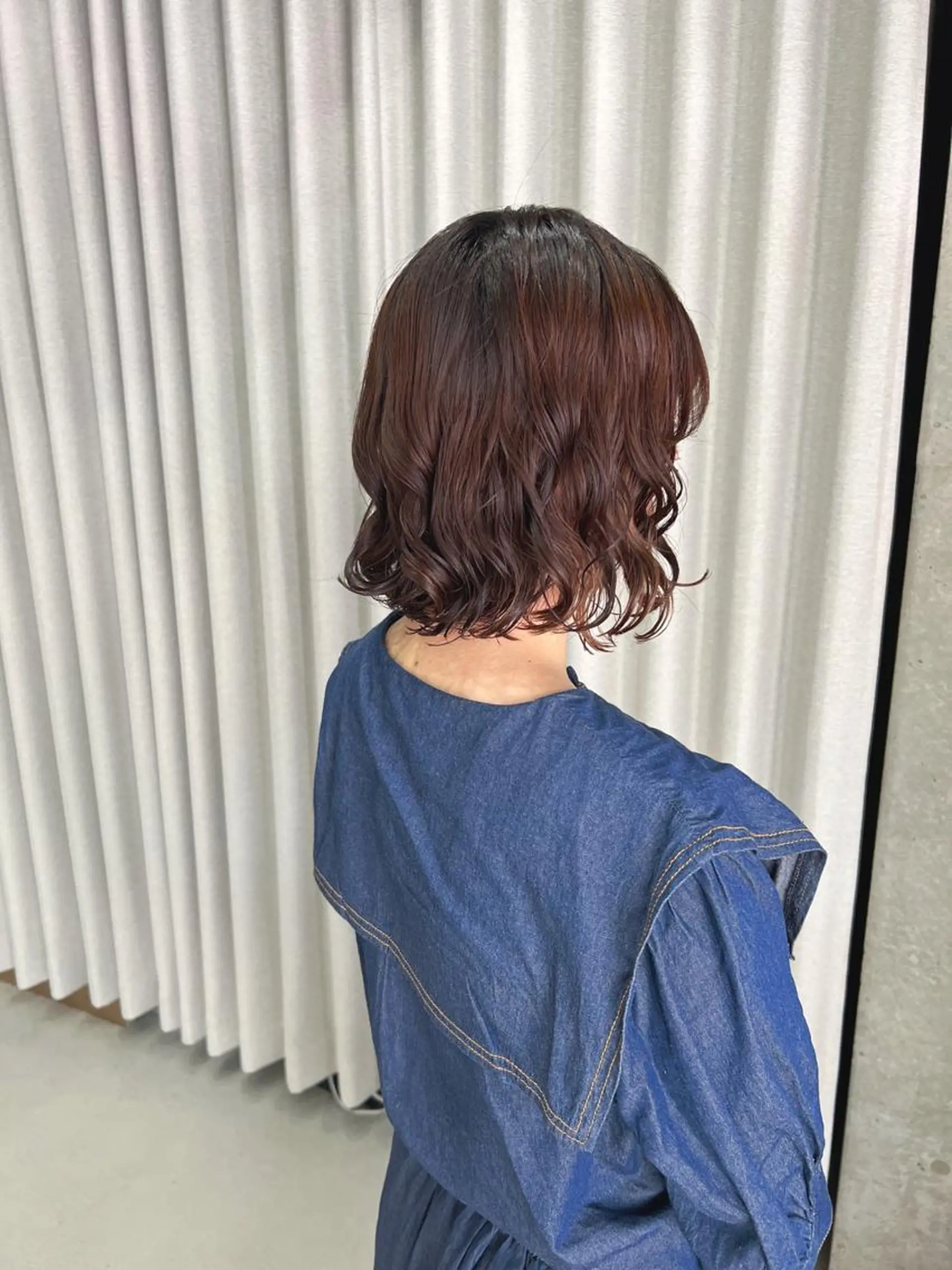 パーマ ボブパーマコテ巻き風 パーマNo1深江秀平のヘアスタイル