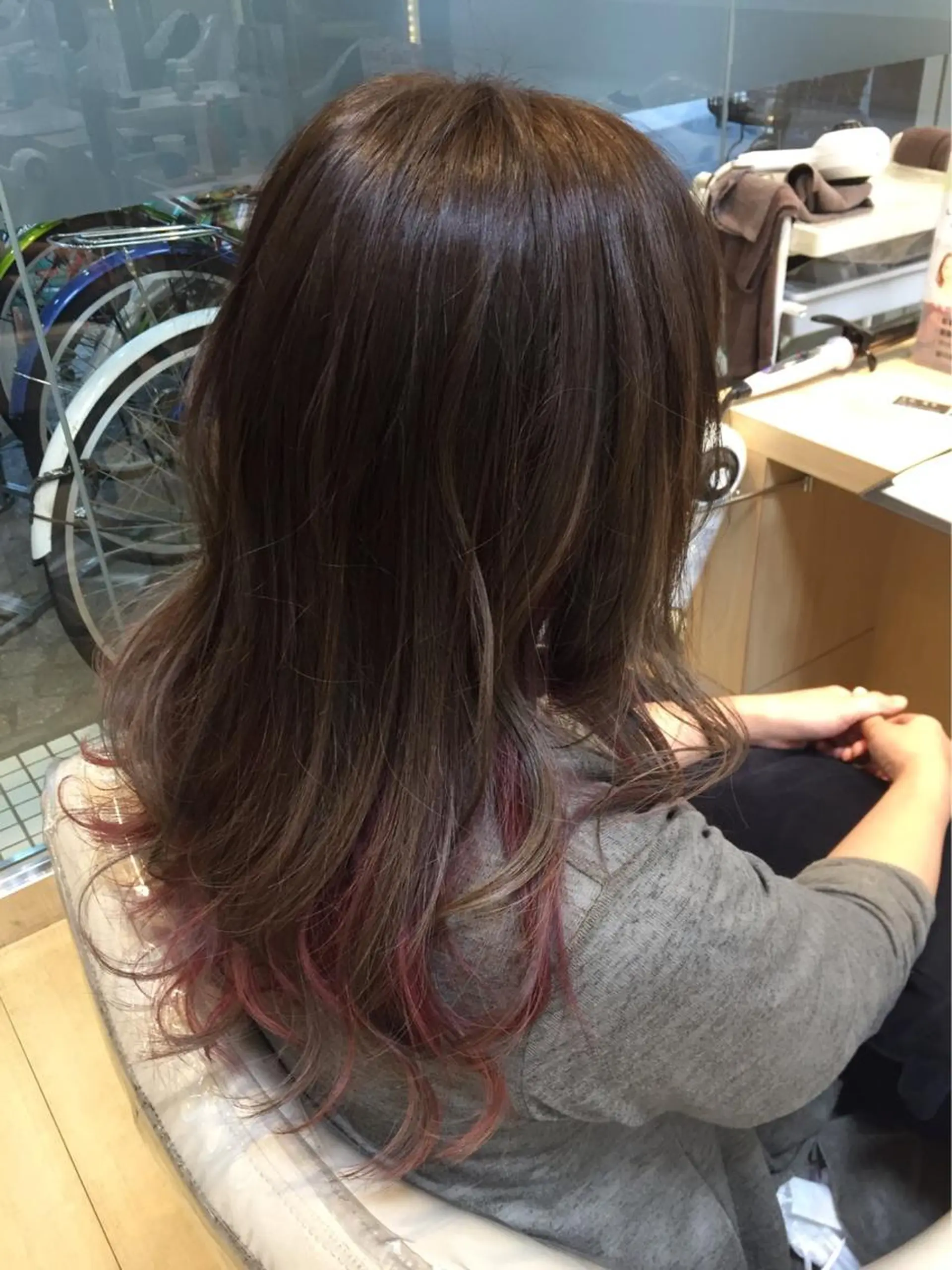 ロング 大山 晃介のヘアスタイル