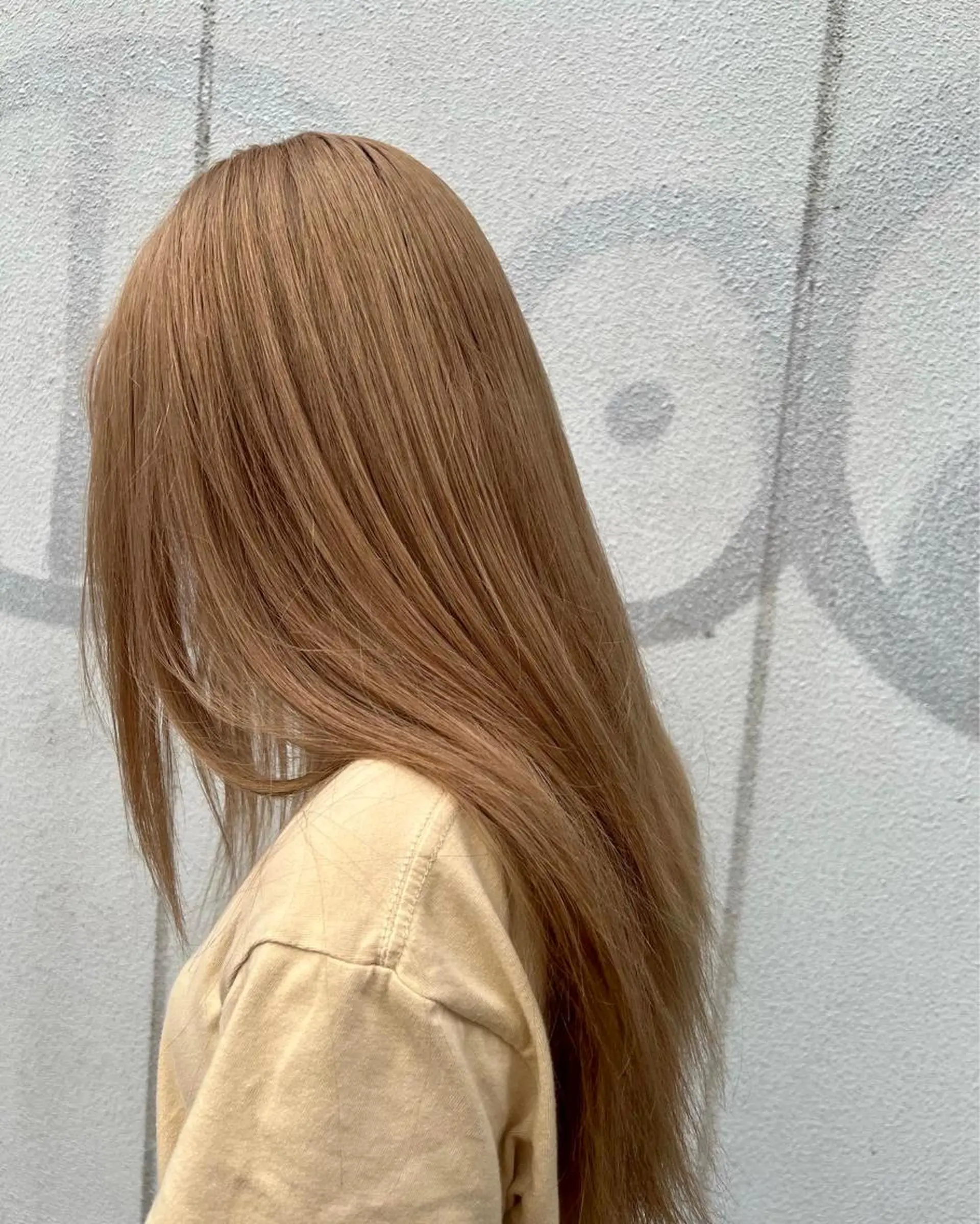 セミロング ハイトーン/デザイン /ひさやのヘアスタイル