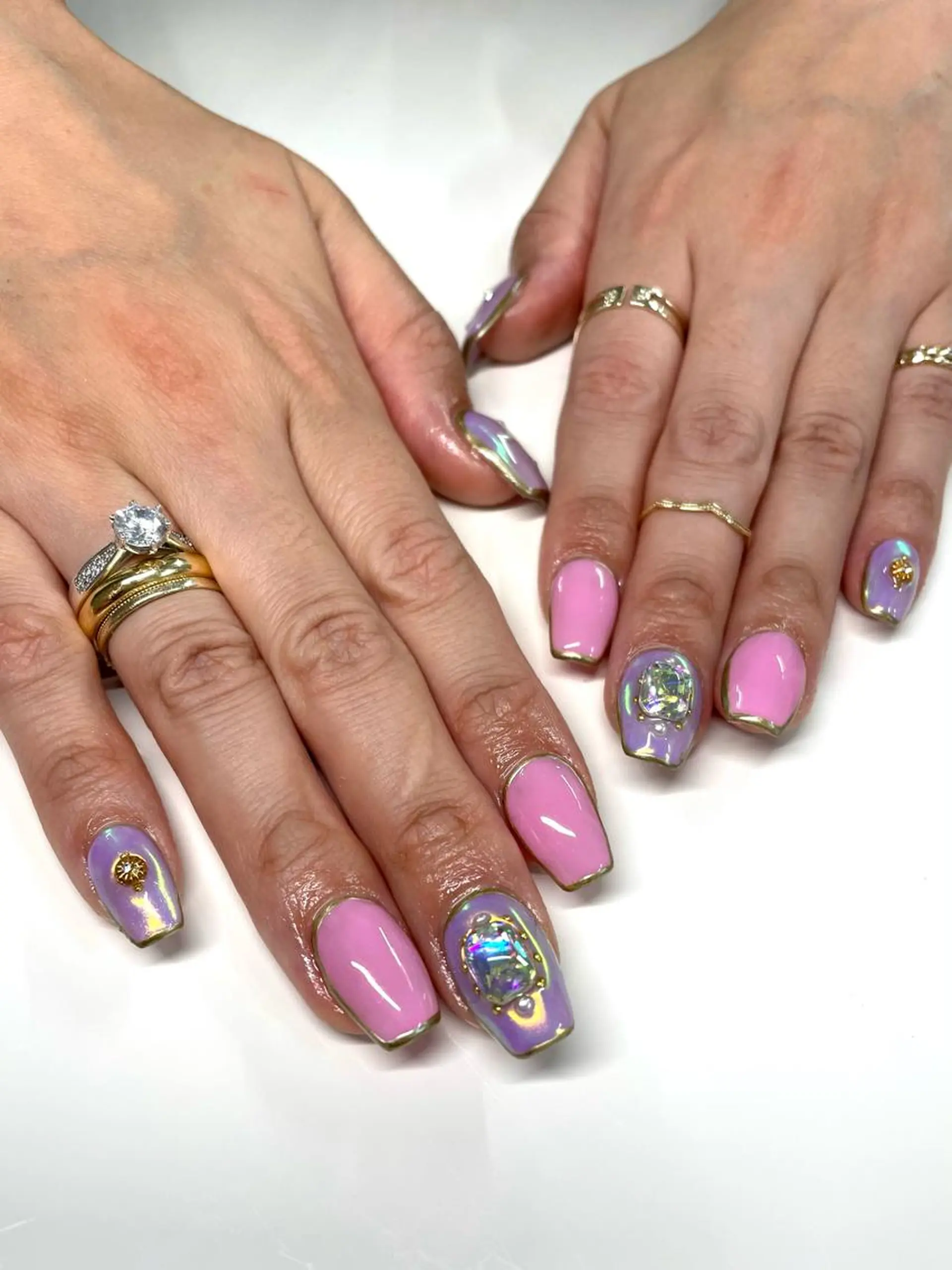 ネイル 長さ出し Nail salon Euphoria所属・Nail salon Euphoriaのネイルデザイン