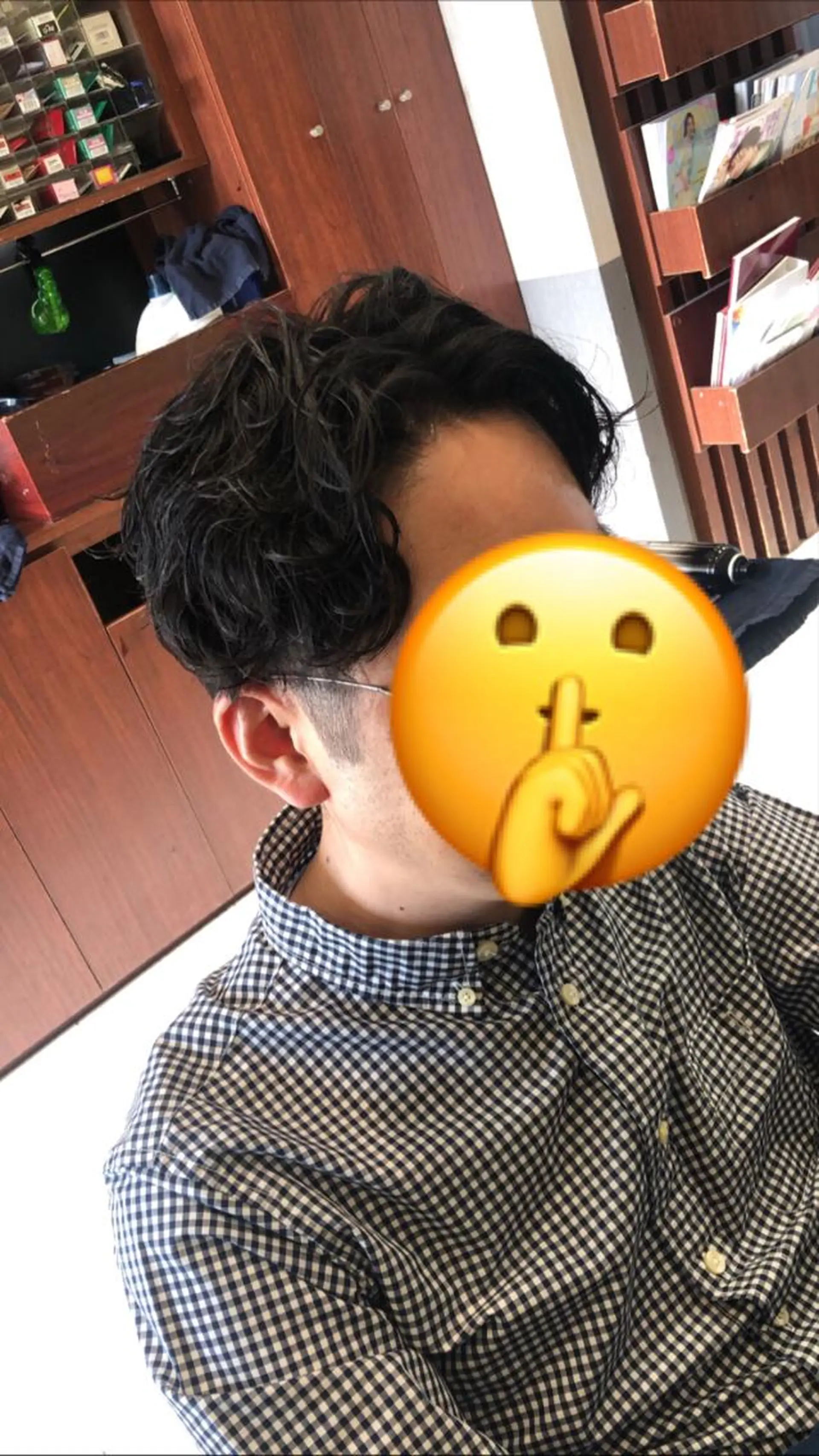 ショート パーマ メンズ ムトウセイマ/艶髪 /艶ケアWブリーチのヘアスタイル