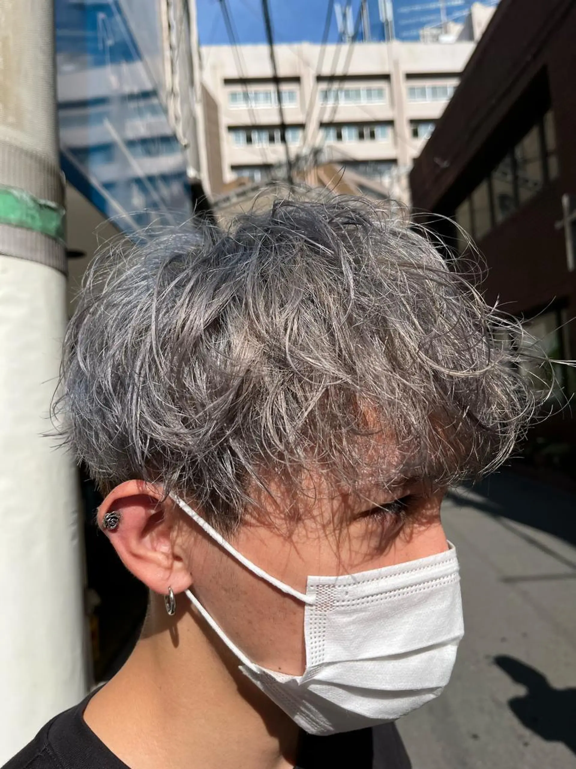 カラー ヘアアレンジ メンズ メンズハイトーン ハイトーンカラー 池袋/似合わせ/縮毛 髪質改善【ugen】のヘアスタイル