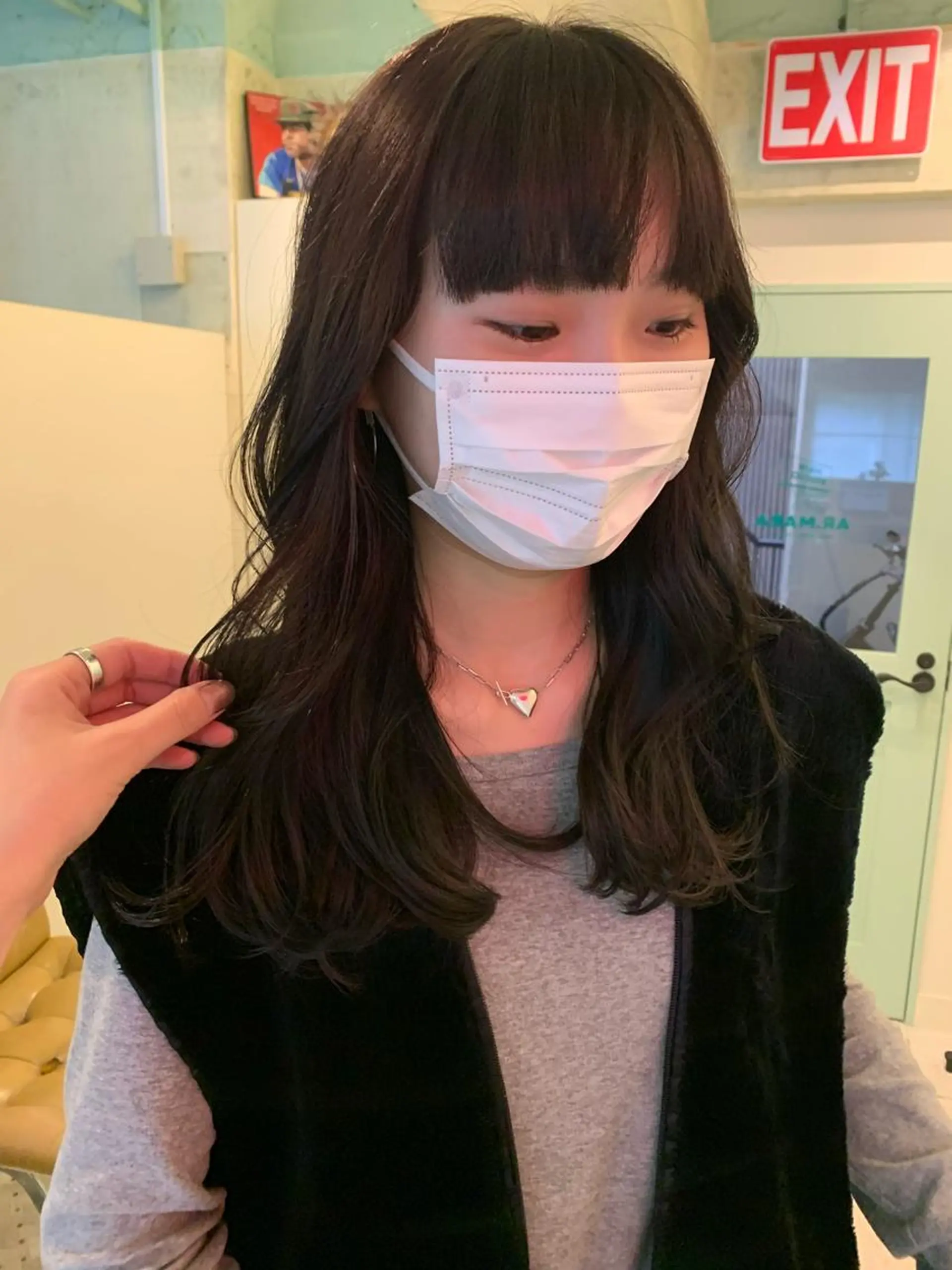 セミロング カラー AR.MARA hair  studio所属・ウェーブパーマ サトウヒカルのヘアスタイル