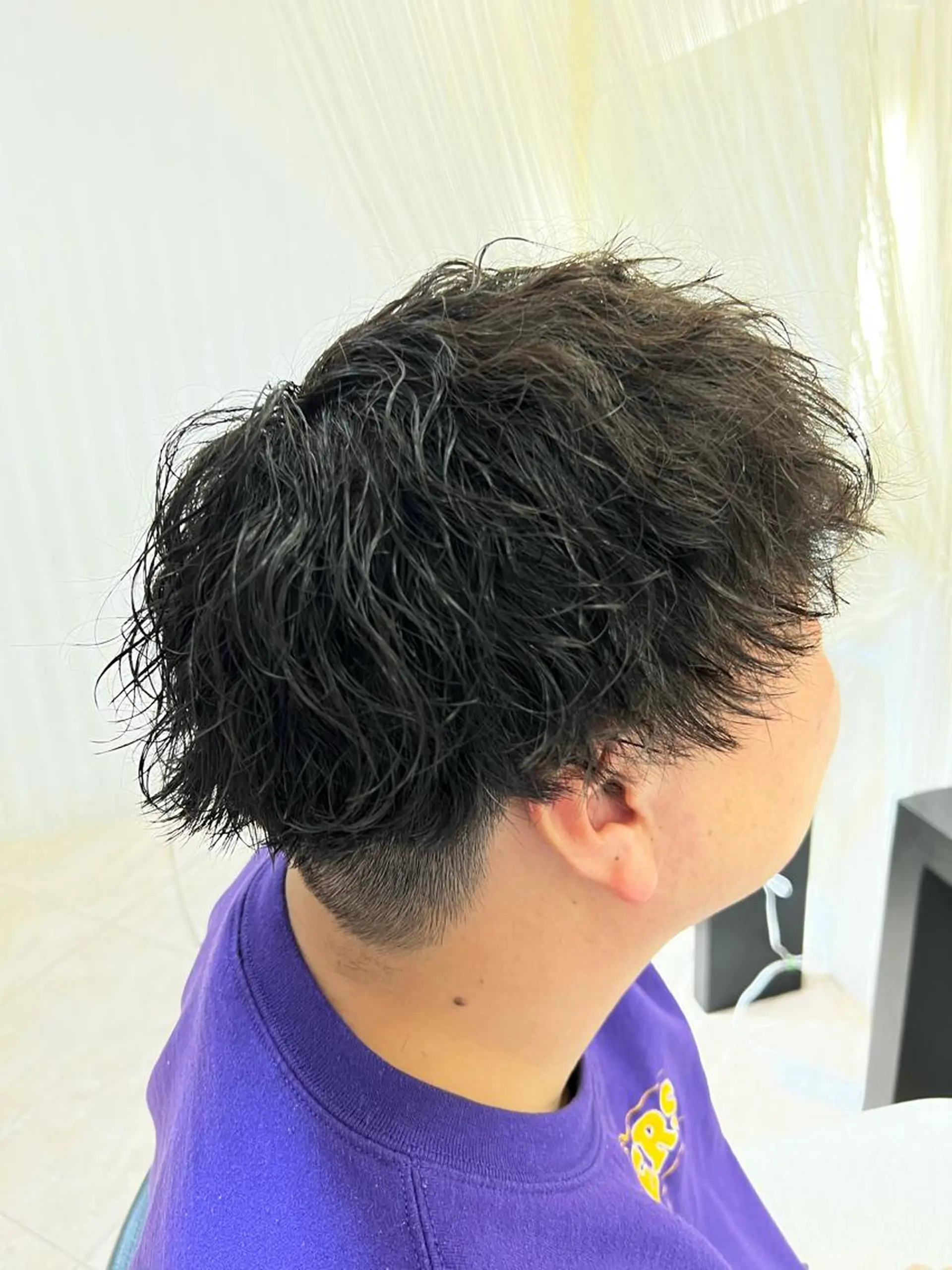 ショート パーマ メンズ 🪐メンズ特化 ヤマクラ　タイキのヘアスタイル