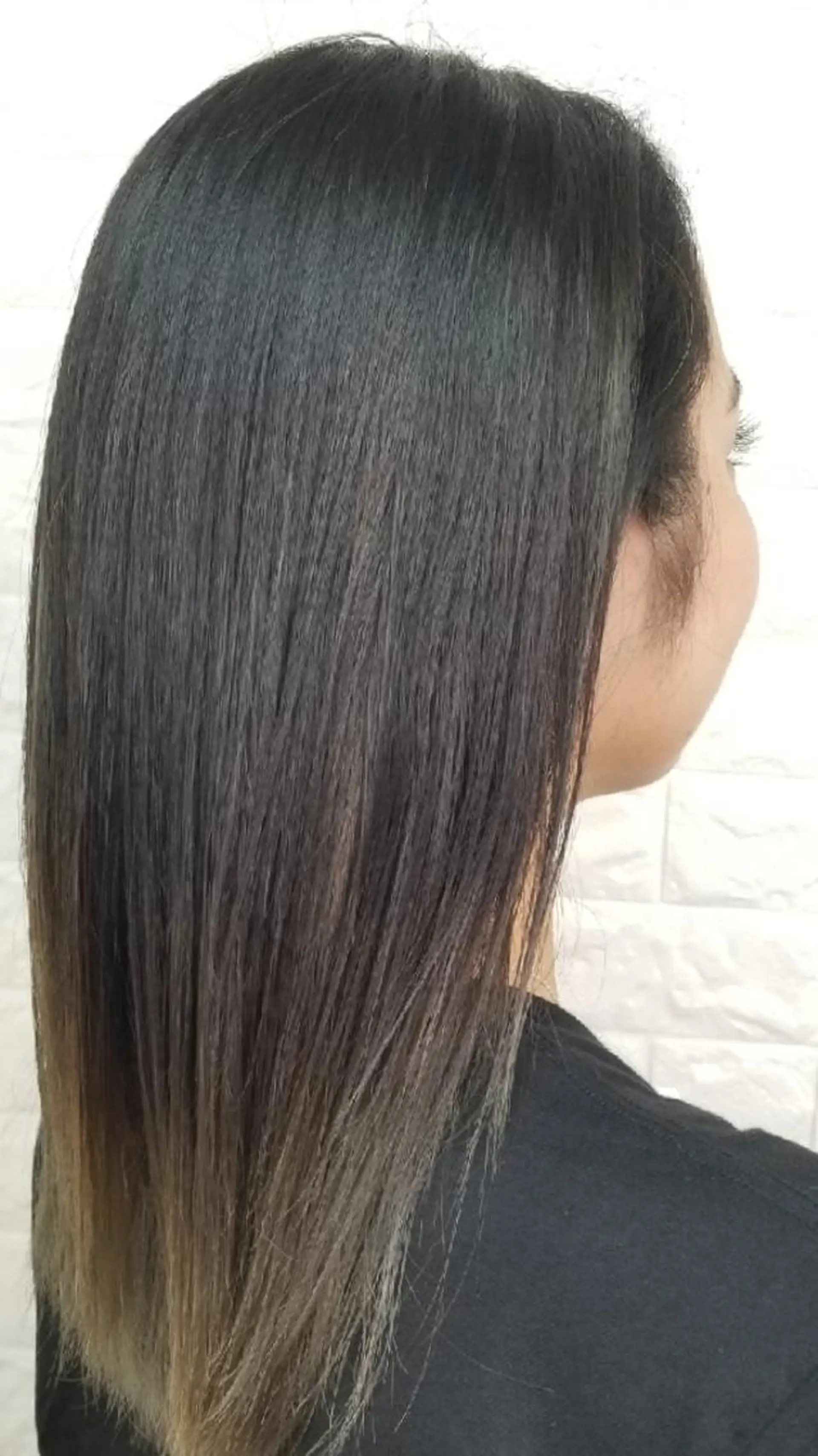 セミロング カット 縮毛矯正 トリートメント 高口    雅のヘアスタイル