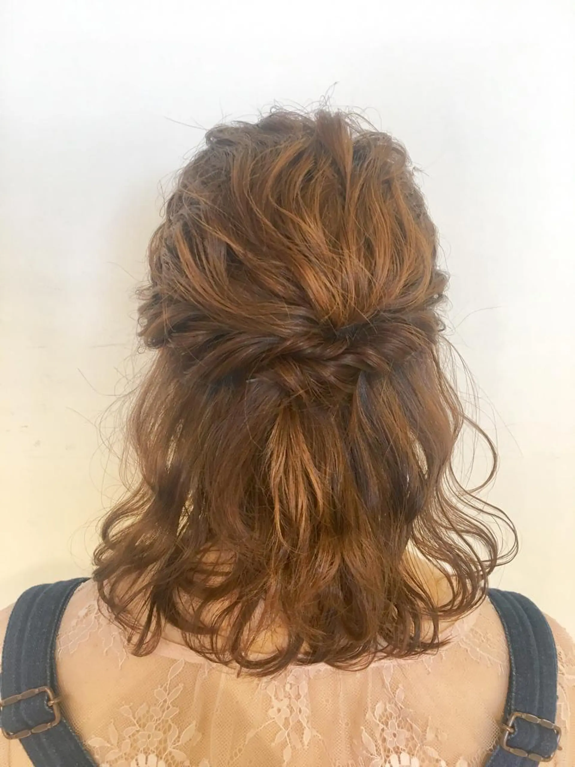 セミロング ヘアアレンジ さかい なつみのヘアスタイル
