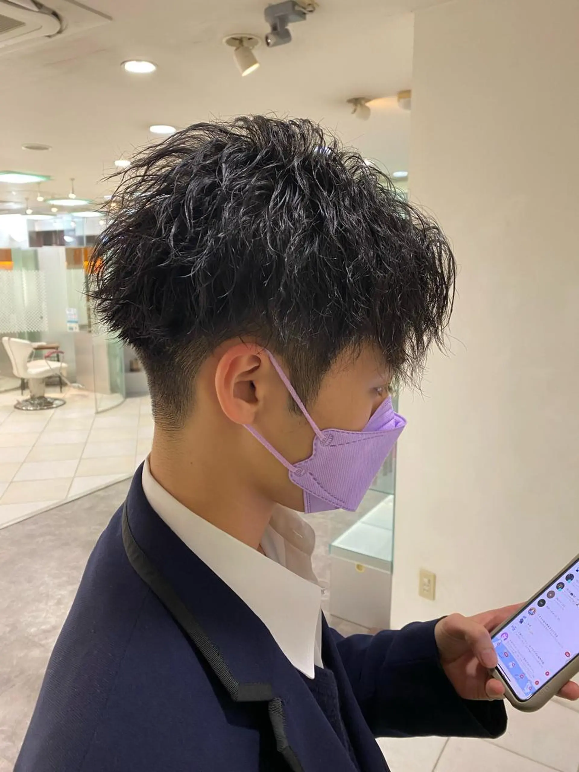 メンズ メンズパーマ メンズツイストパーマ ツイストパーマ 髪質改善、パーマ◎ TSUBASAのヘアスタイル