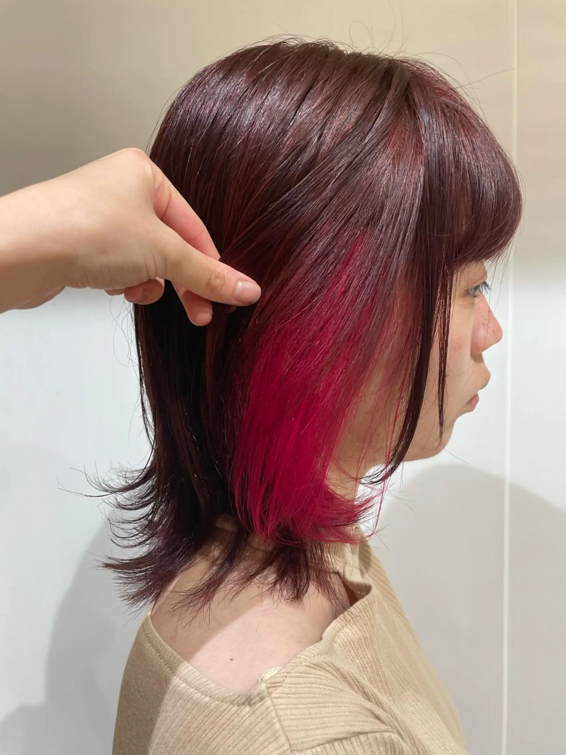 ミディアム 吉川 うららのヘアスタイル