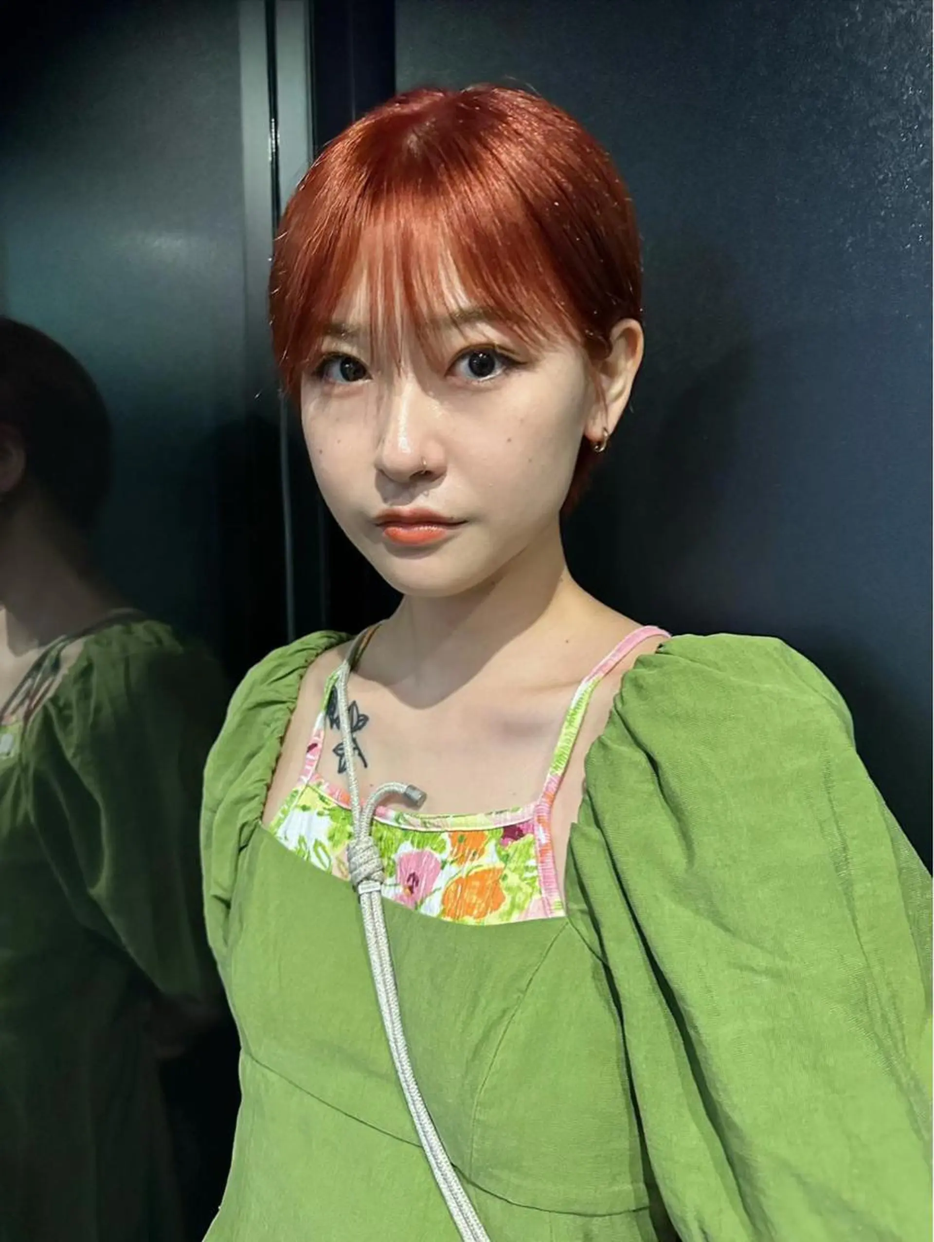 ショート カラー カット ヘアカラー トリートメント ウルフ/レイヤー🟠 山本祐輔🟠のヘアスタイル