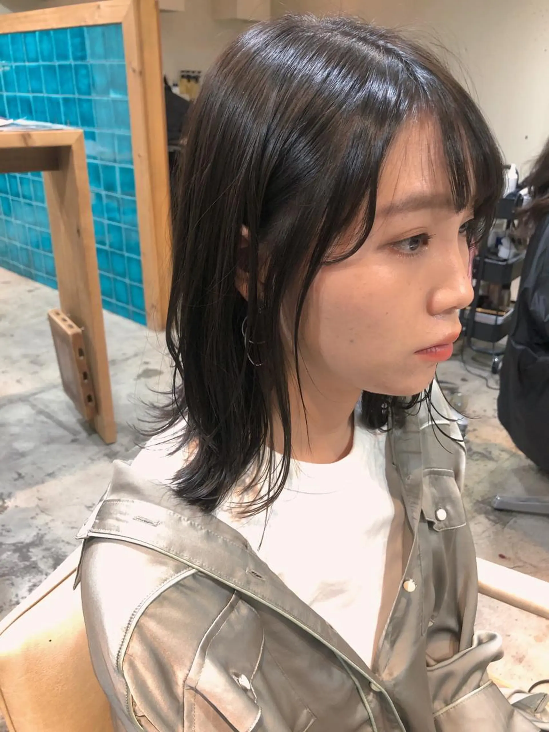 ミディアム カラー クロエ新宿所属・❏アンニュイパーマ 川原畑 拓也❏のヘアスタイル