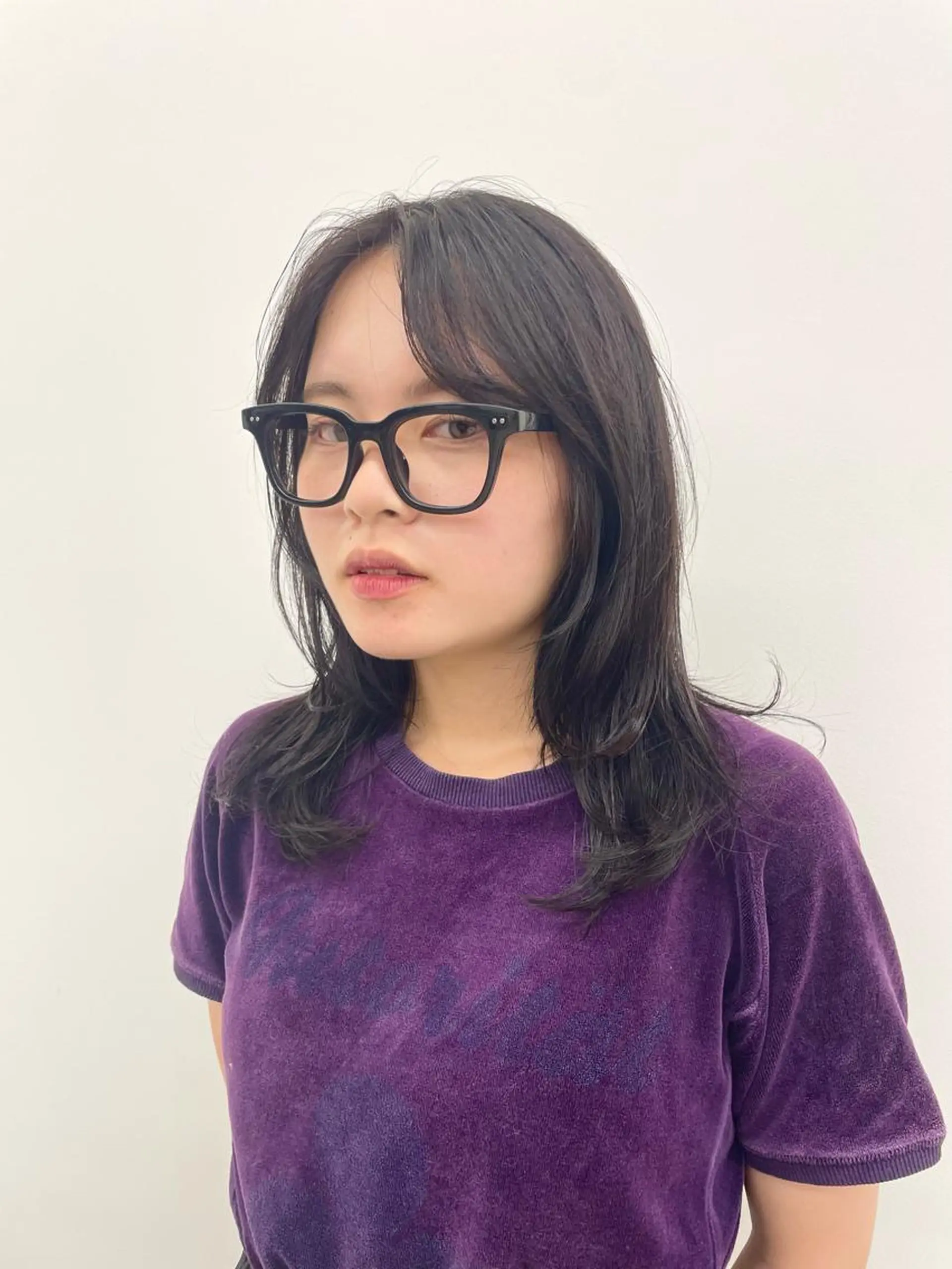 ミディアム カラー sica所属・スタイル撮影 モデル募集momoのヘアスタイル