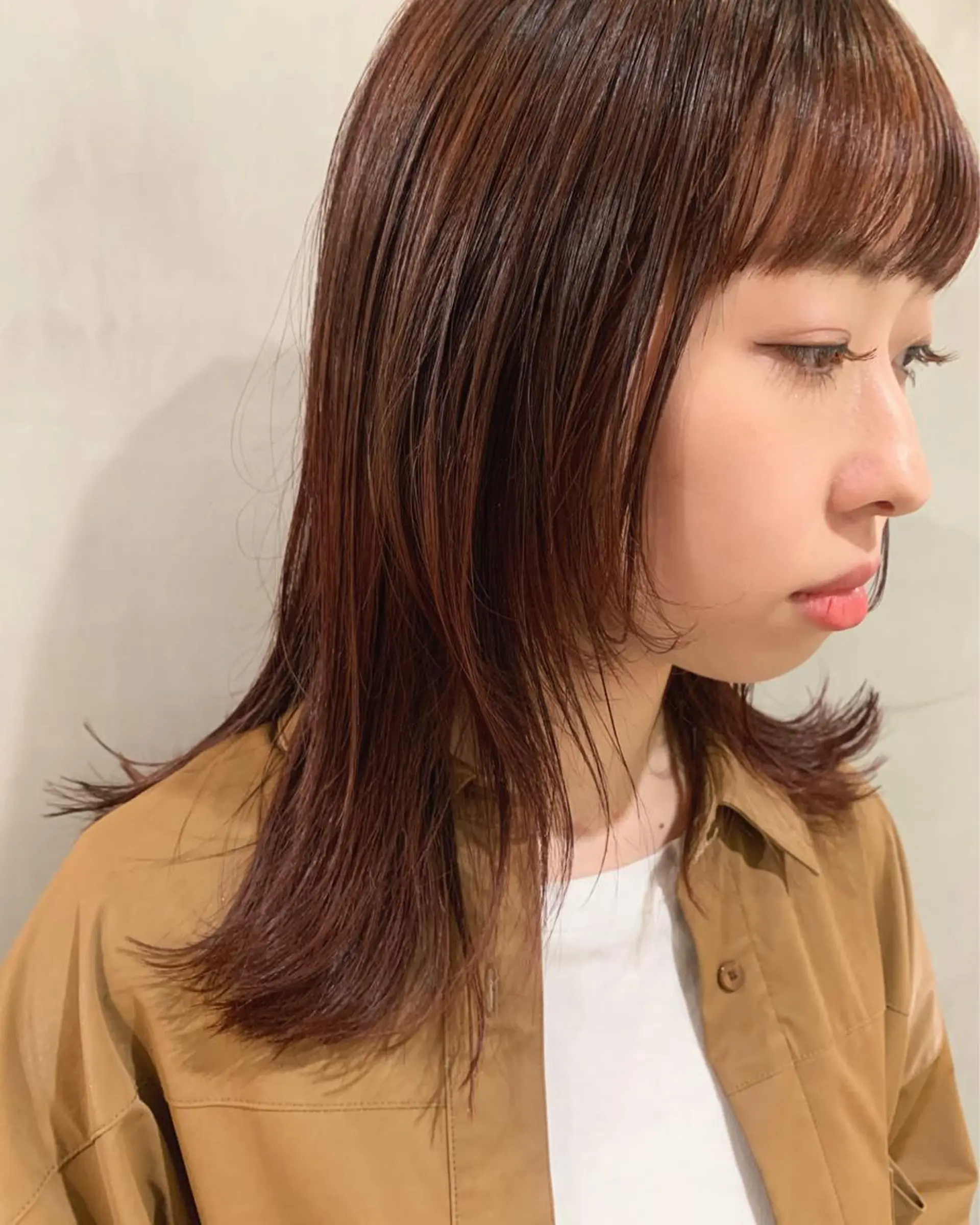 ミディアム カラー カット ヘアカラー トリートメント 優作 〜圧倒的信頼〜のヘアスタイル