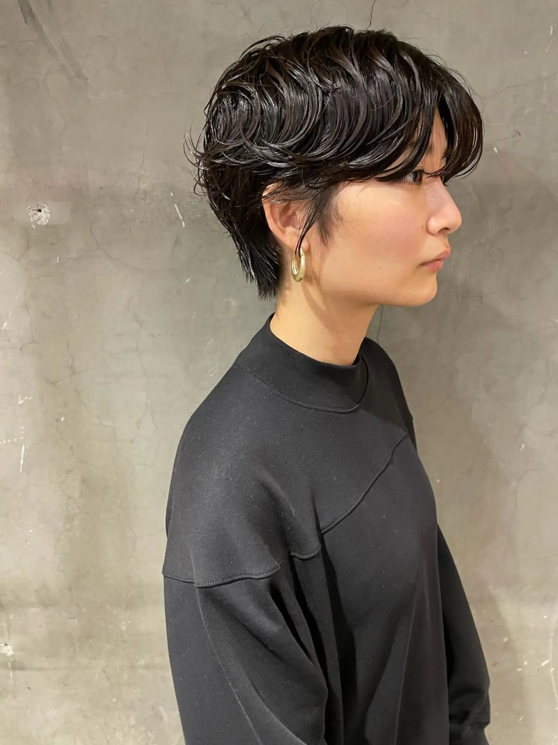 ショート パーマ カット パーマ トリートメント kvell by urban.所属・ショート・ボブ ・ウルフ✂︎IMAIのヘアスタイル