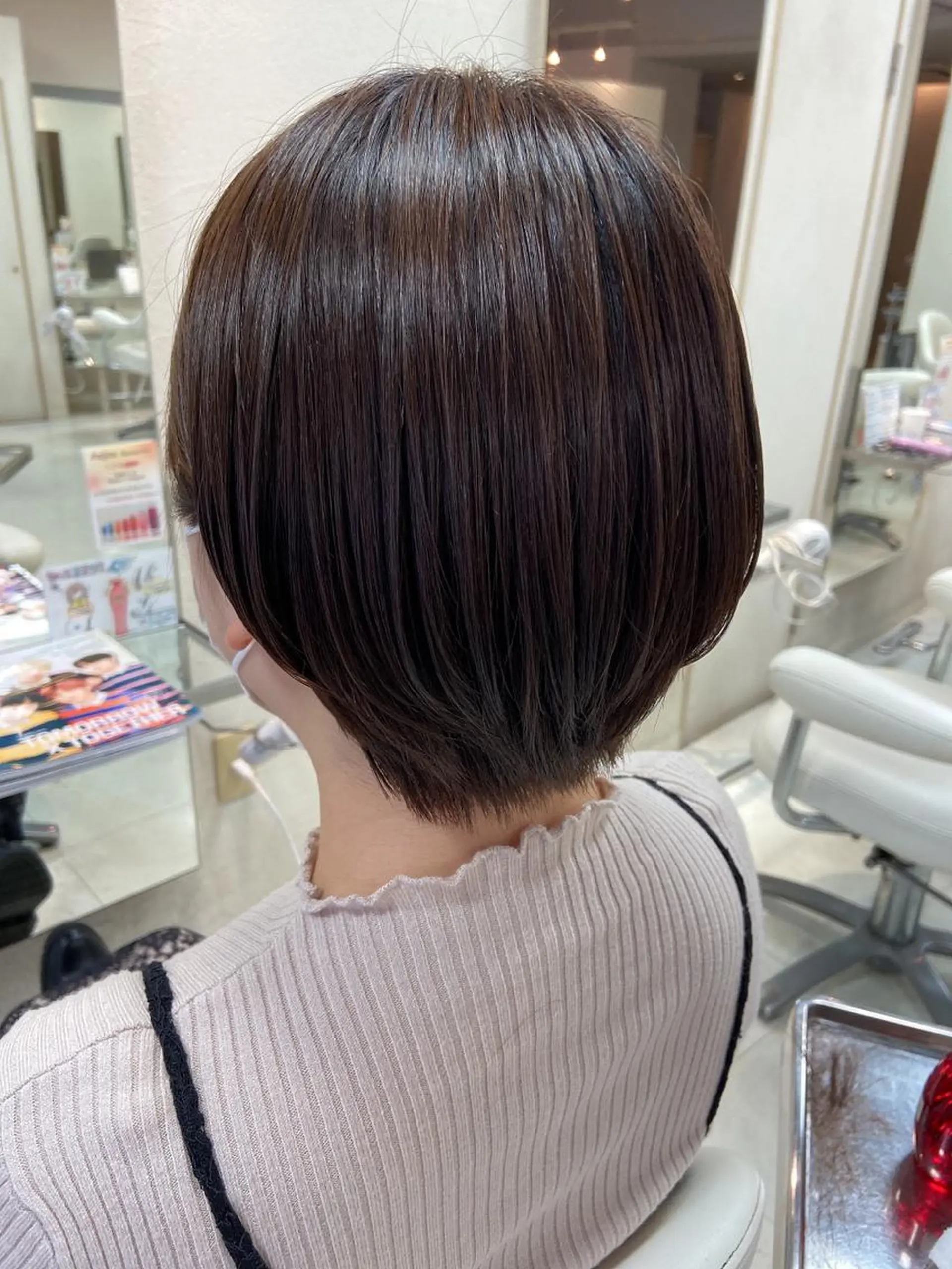 ショート ショートボブ ボブ ショートヘア 菊地 美憂のヘアスタイル