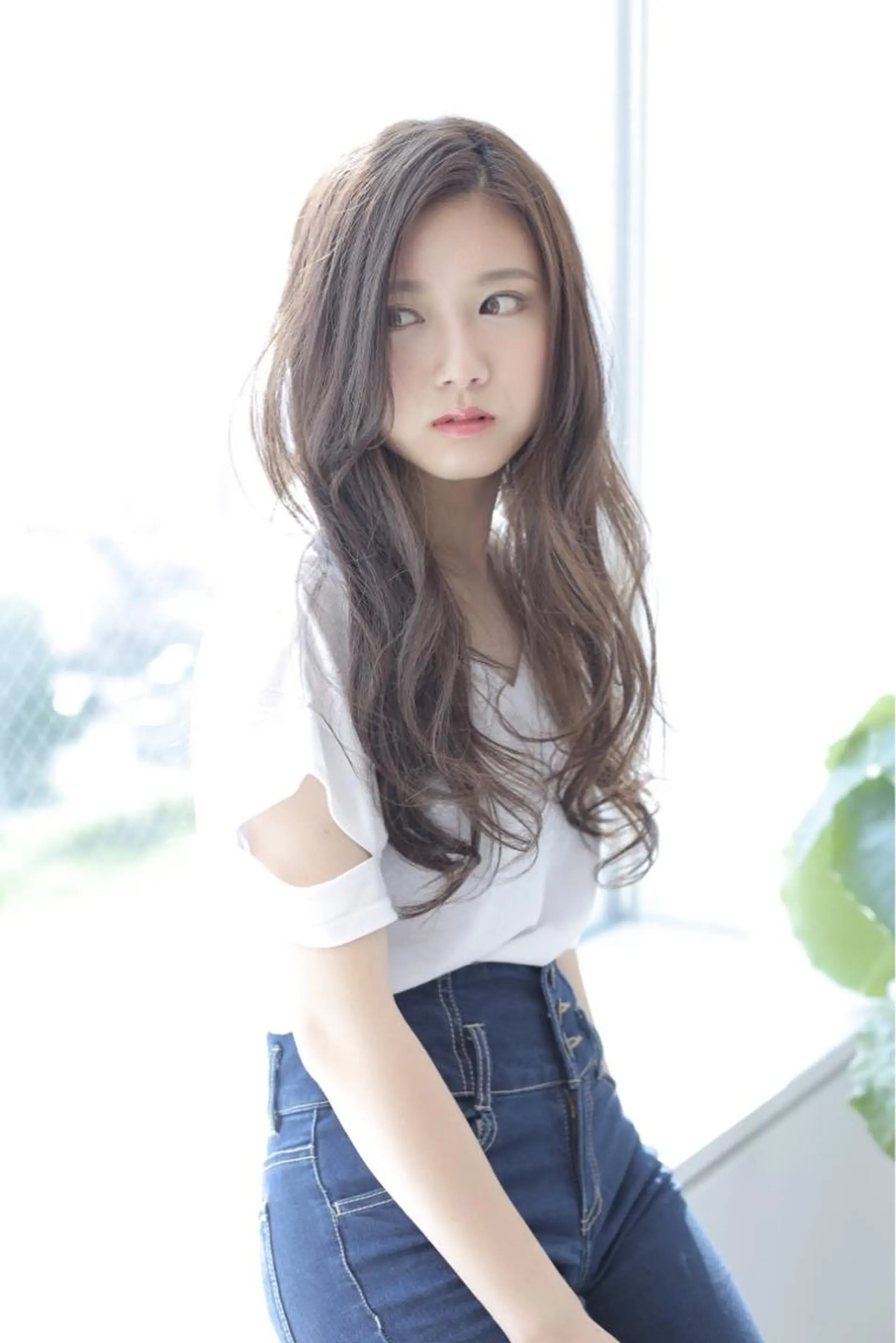 ロング カラー youres hair 新宿三丁目所属・髪質改善カラー、美髪 トリートメント専門のヘアスタイル