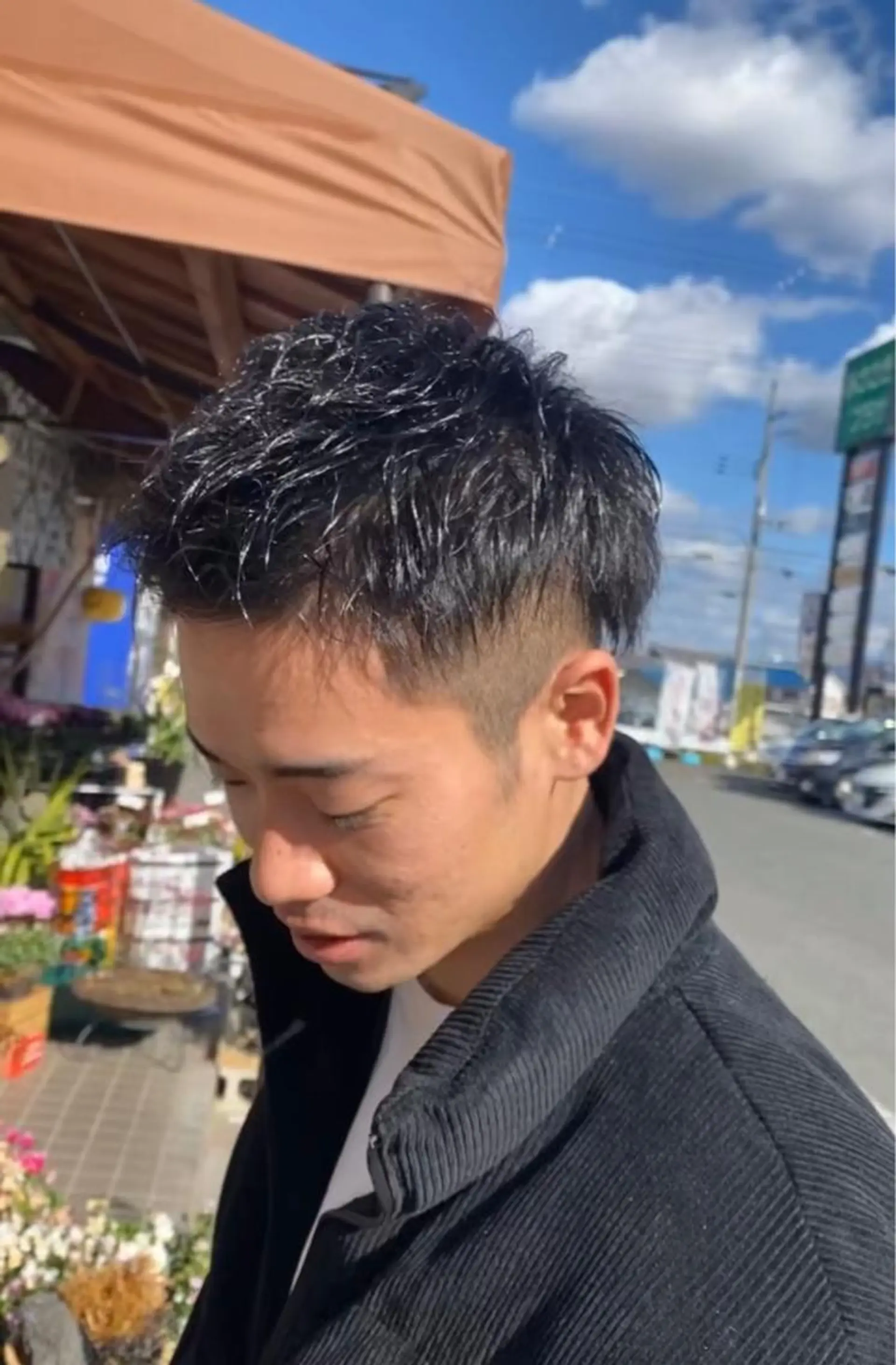 ショート メンズ モヒカン カット トリートメント hair salon el soluz所属・山岡 秀規のヘアスタイル