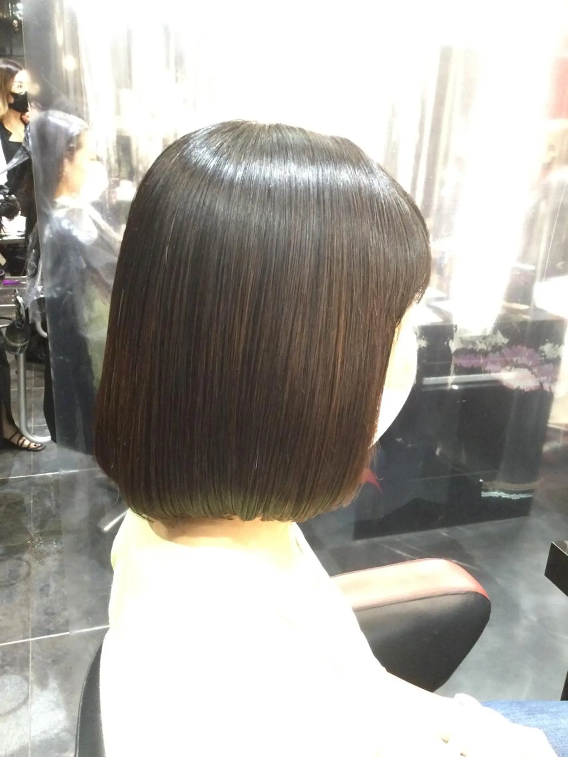 ミディアム パーマ Annon プライベートサロンのヘアスタイル