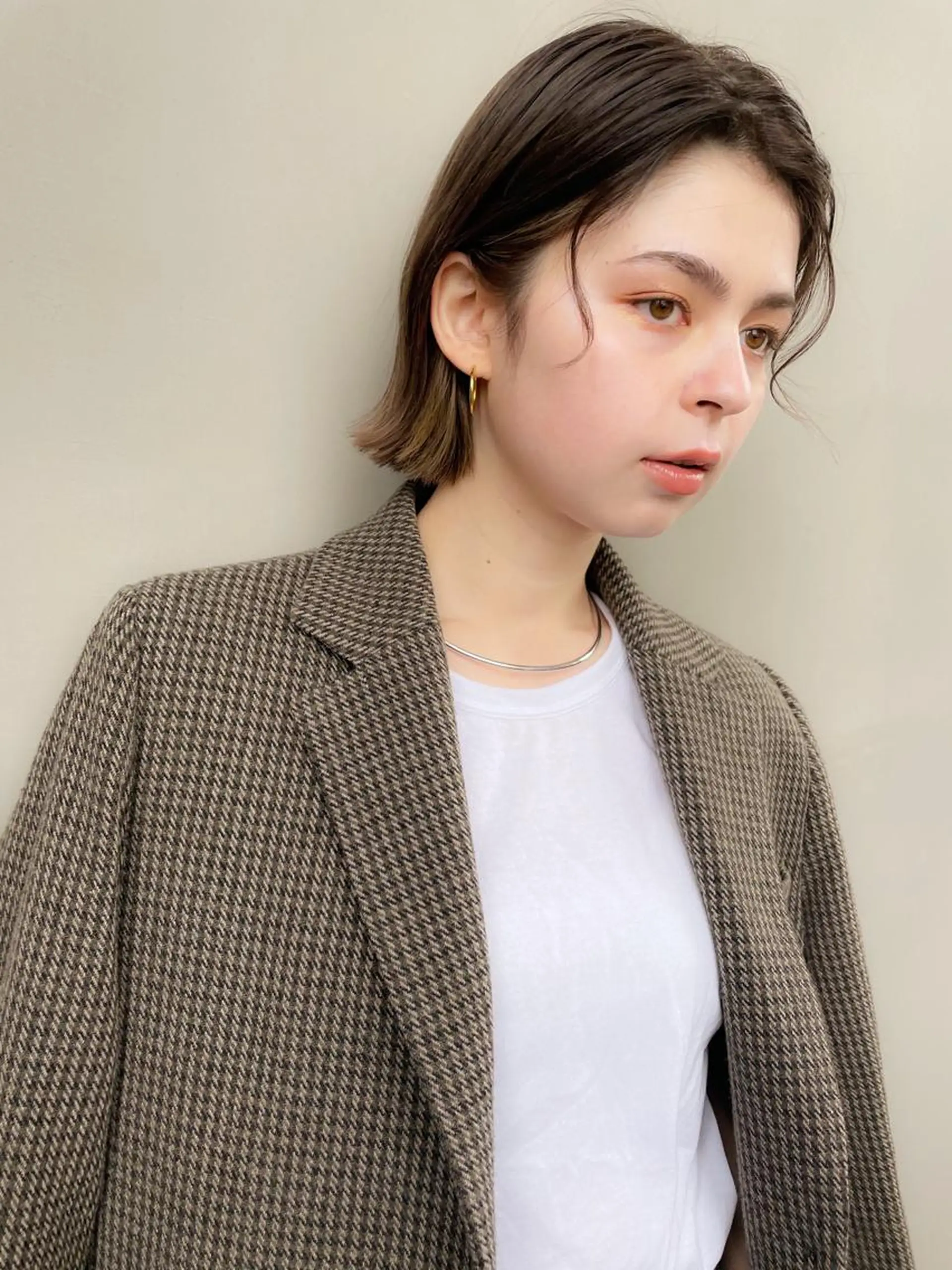 ミディアム カラー パーマ 💖美髪矯正💖 辻未侑のヘアスタイル