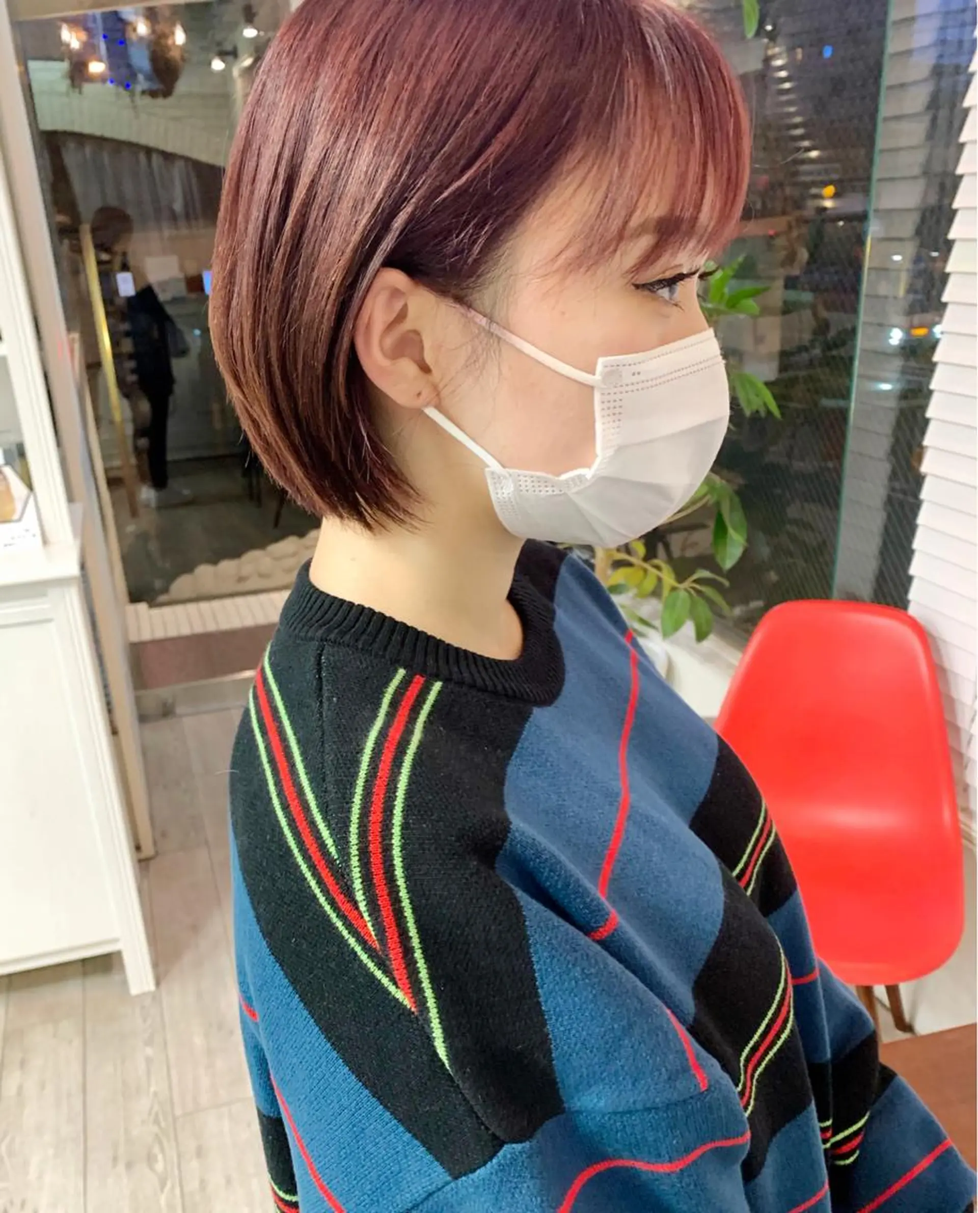 ショート カラー カット ヘアカラー トリートメント 樫原裕二/レイヤー カット/透明感カラーのヘアスタイル