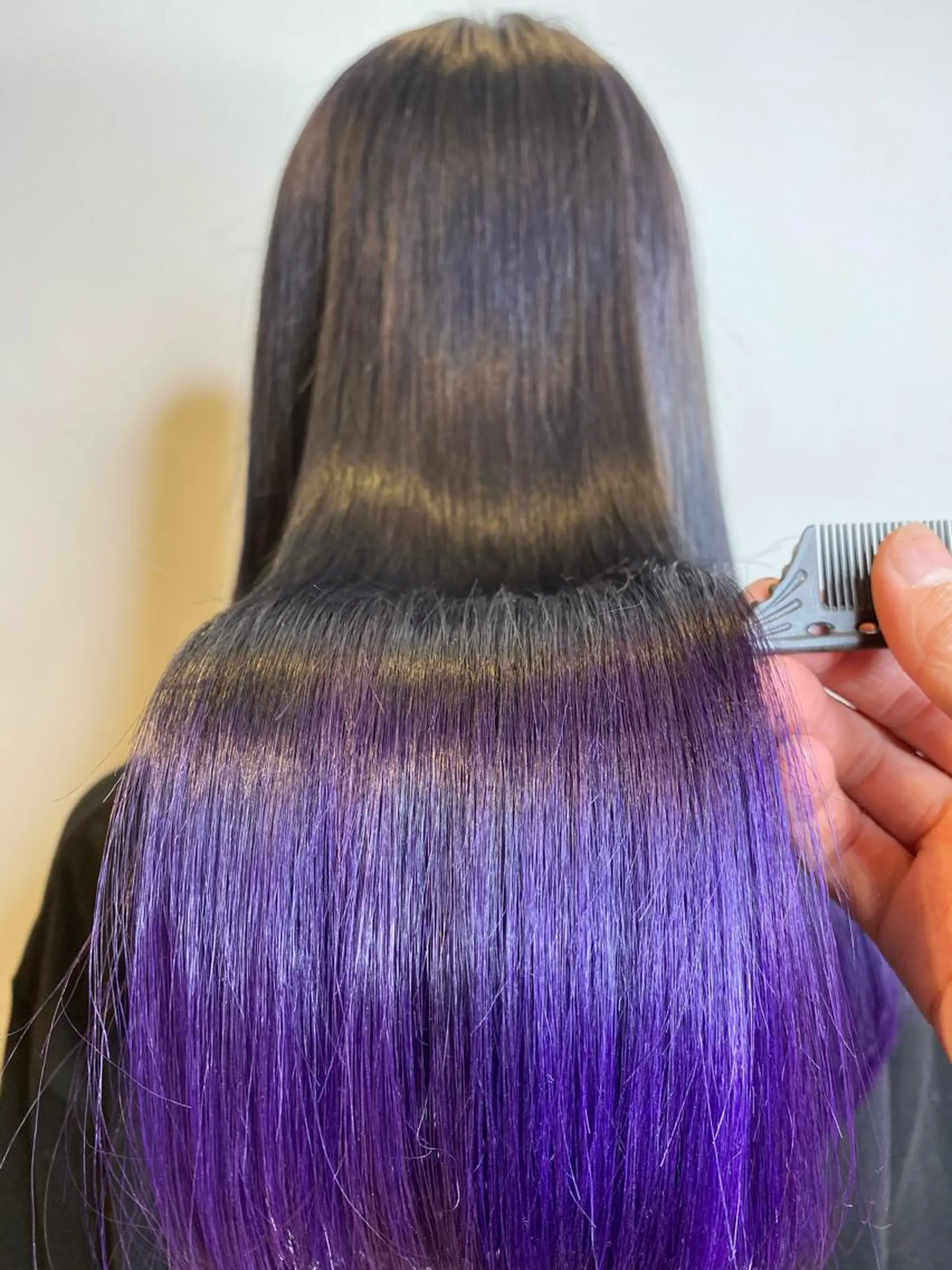 ロング カラー シールエクステ⭐️ オオミタクヤのヘアスタイル