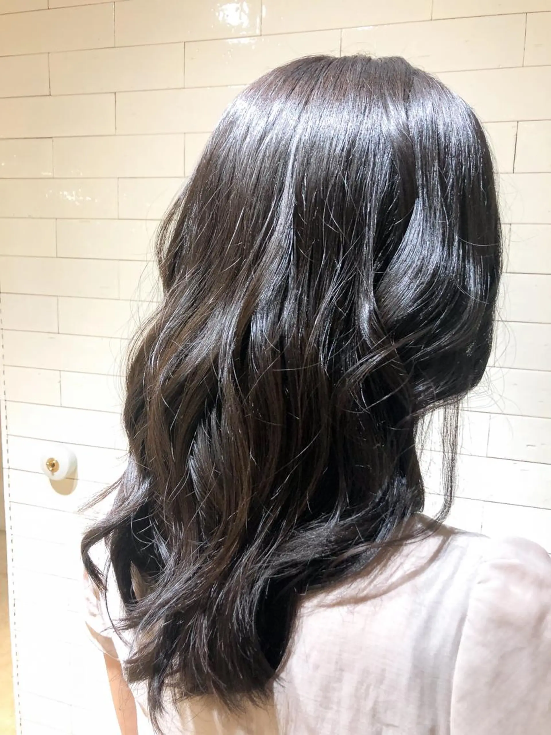 ロング カラー ヘアアレンジ グレージュ カット ヘアカラー トリートメント ヘッドスパ ＊ヘッドスパ＊ 保田   遥＊のヘアスタイル